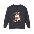 Autumn Cozy Ghost Sweatshirt – Pumpkin Spice Coffee Crewneck