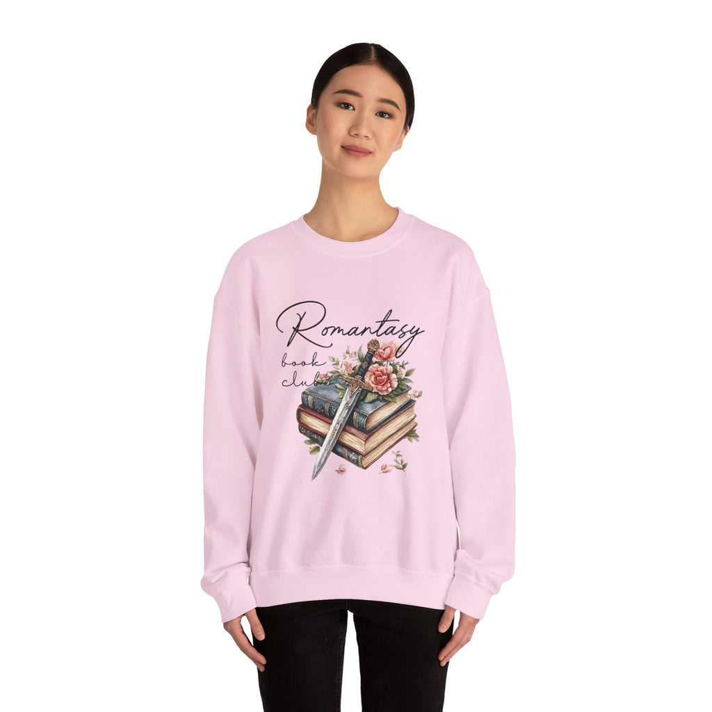 Romantasy Book Club Sweatshirt — Floral Books & Quill Crewneck