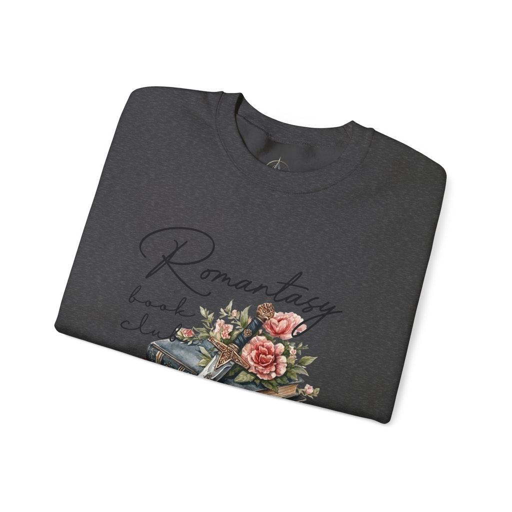 Romantasy Book Club Sweatshirt — Floral Books & Quill Crewneck