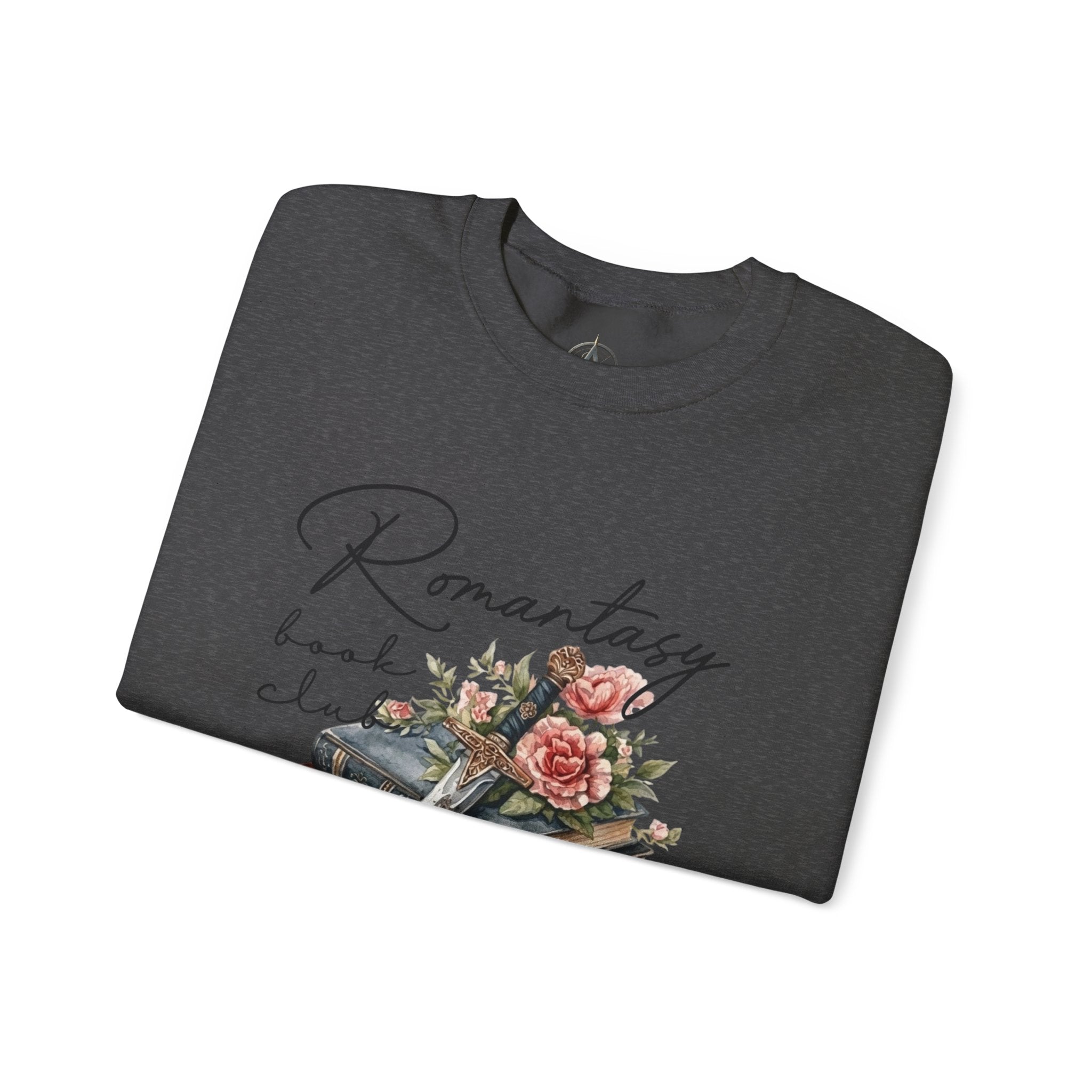 Romantasy Book Club Sweatshirt — Floral Books & Quill Crewneck