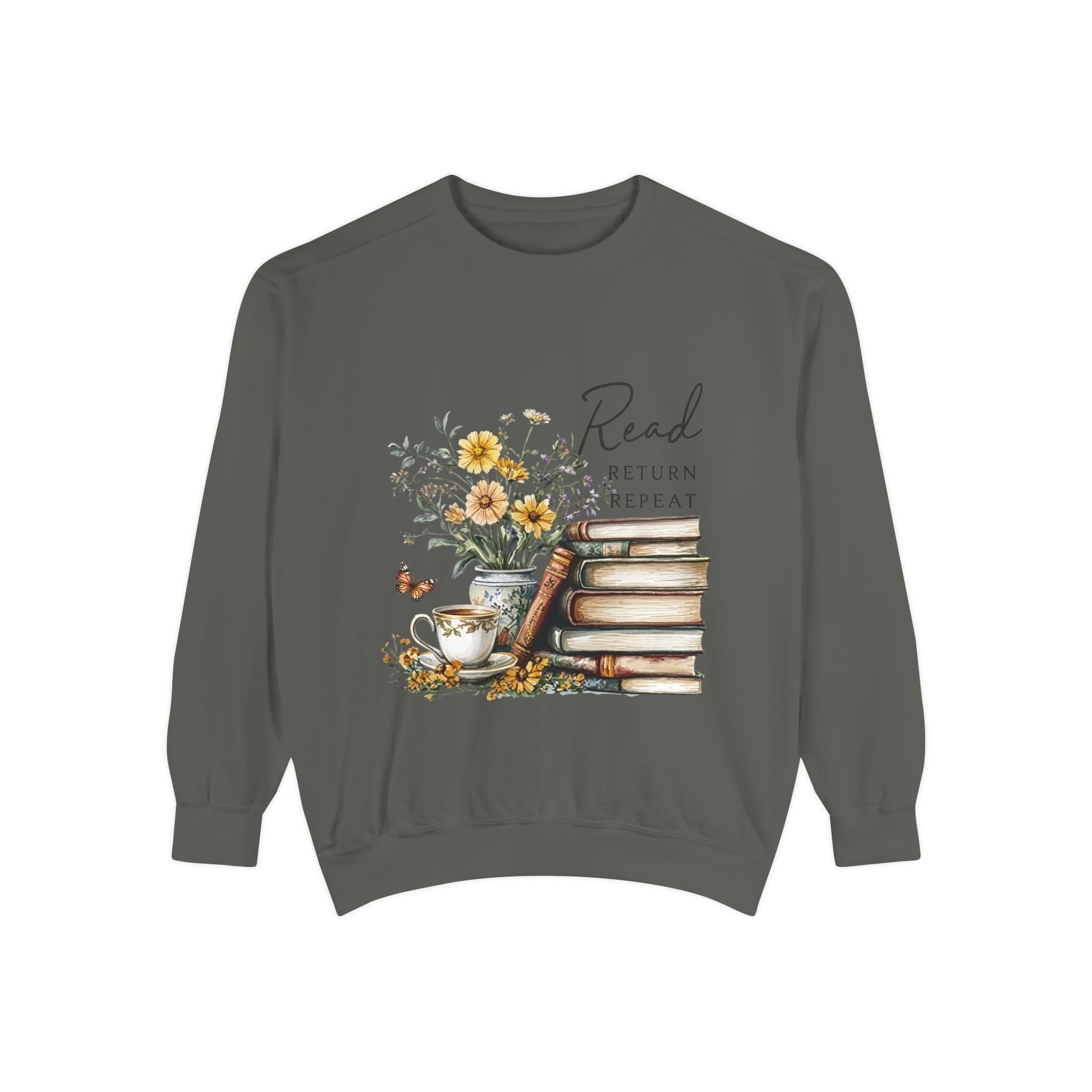 Book Lovers Garment-Dyed Sweatshirt