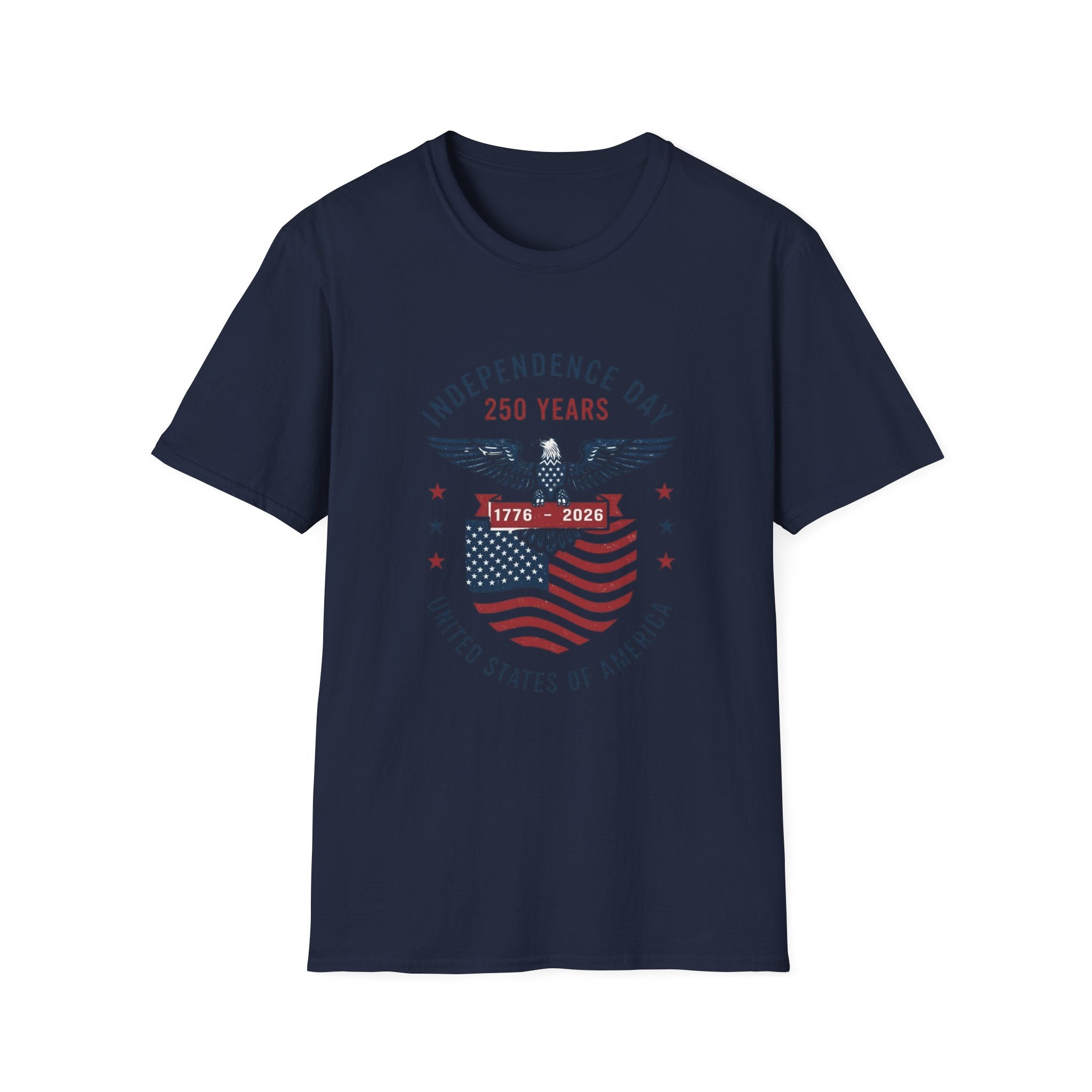 Independence Day 250 Years T-Shirt — 1776–2026 Eagle & Flag
