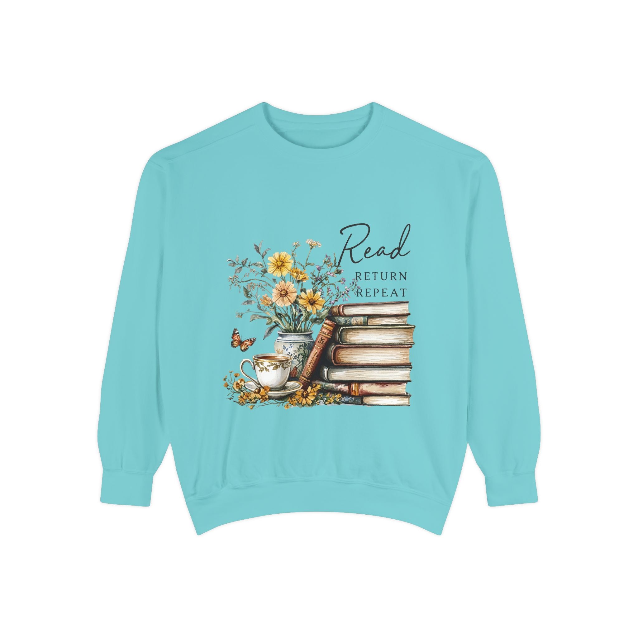 Book Lovers Garment-Dyed Sweatshirt
