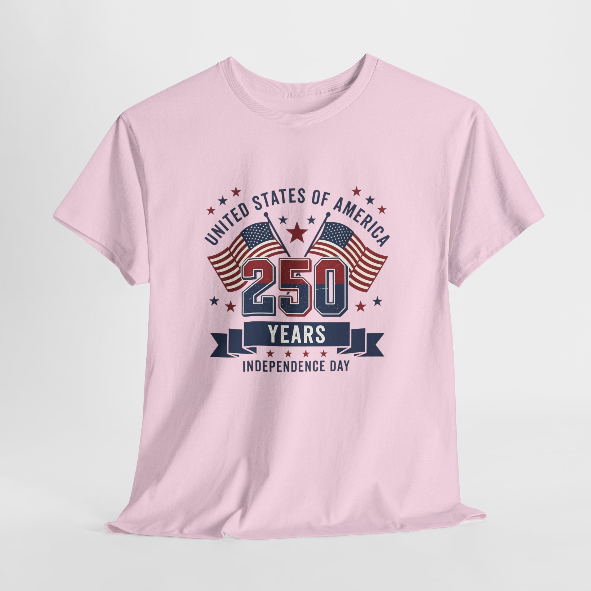 250 Years Independence Day T-Shirt — USA Flag Patriotic Tee