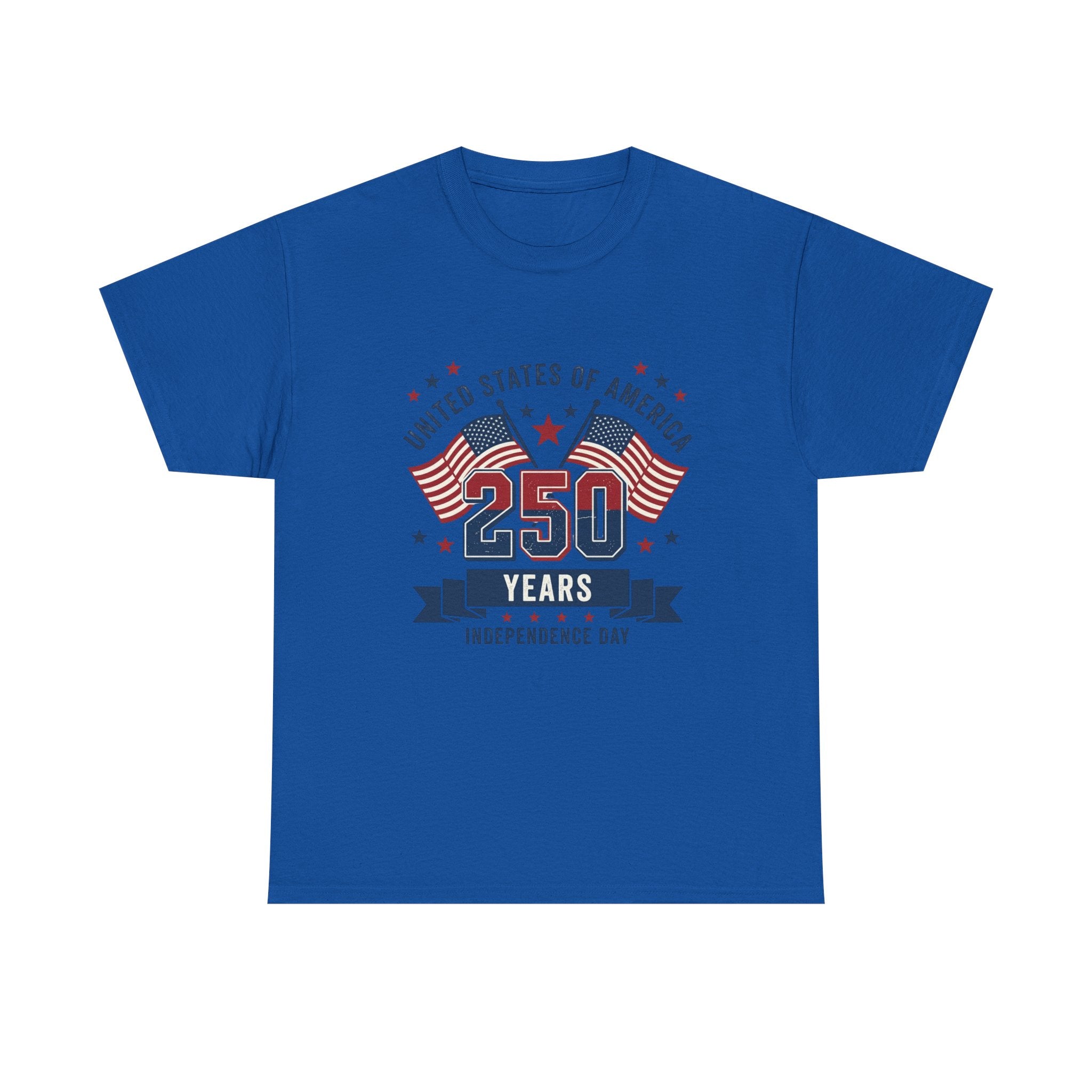 250 Years Independence Day T-Shirt — USA Flag Patriotic Tee