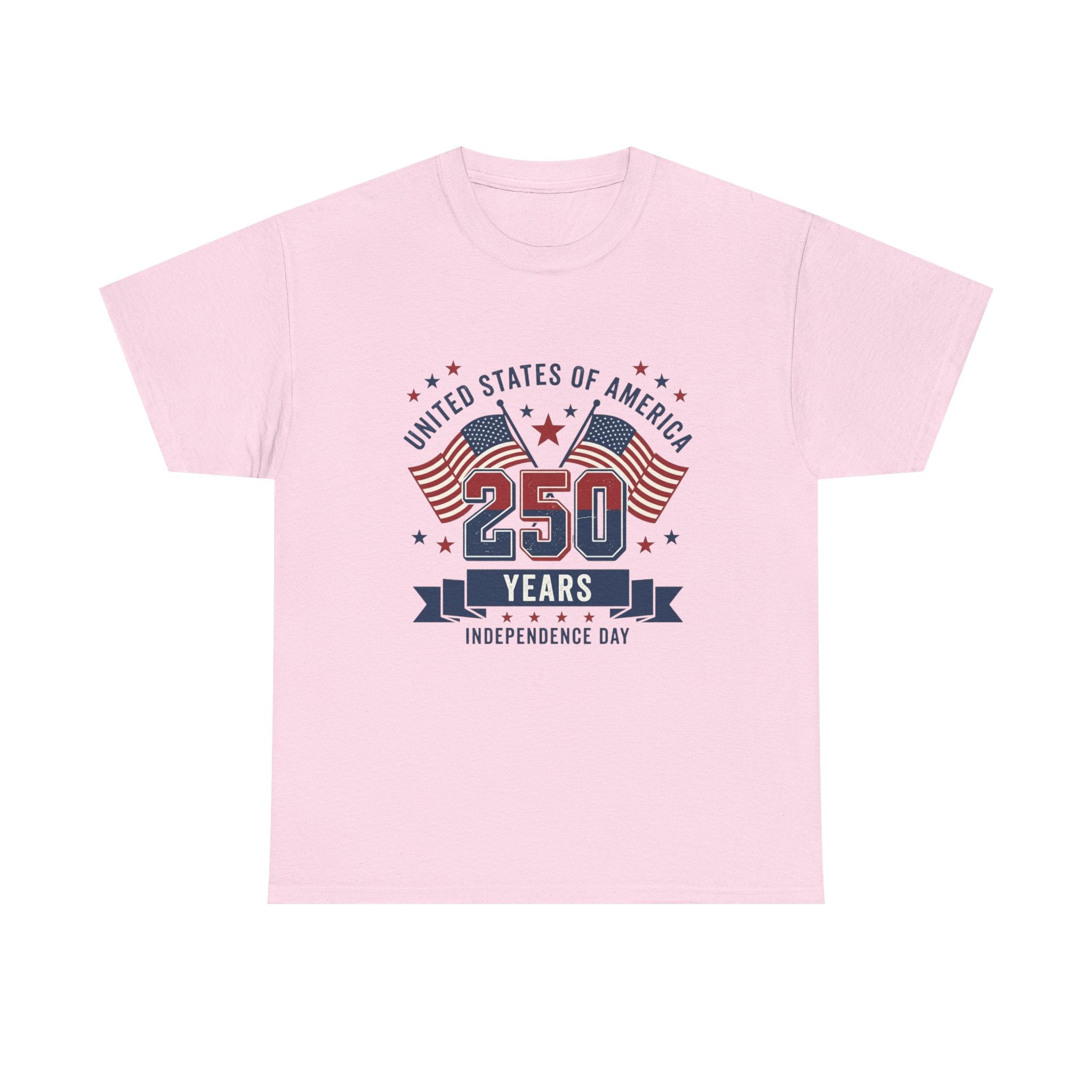 250 Years Independence Day T-Shirt — USA Flag Patriotic Tee