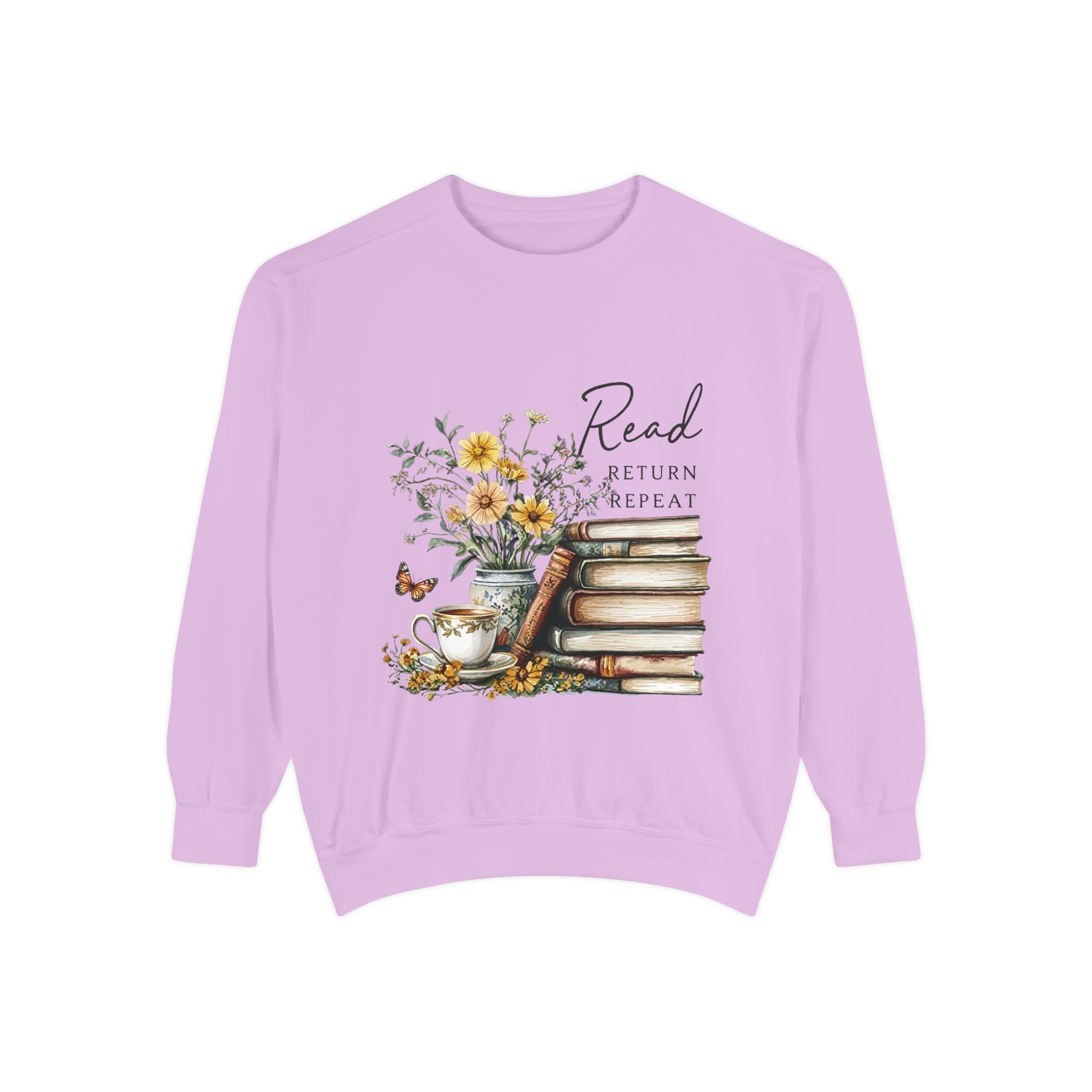 Book Lovers Garment-Dyed Sweatshirt