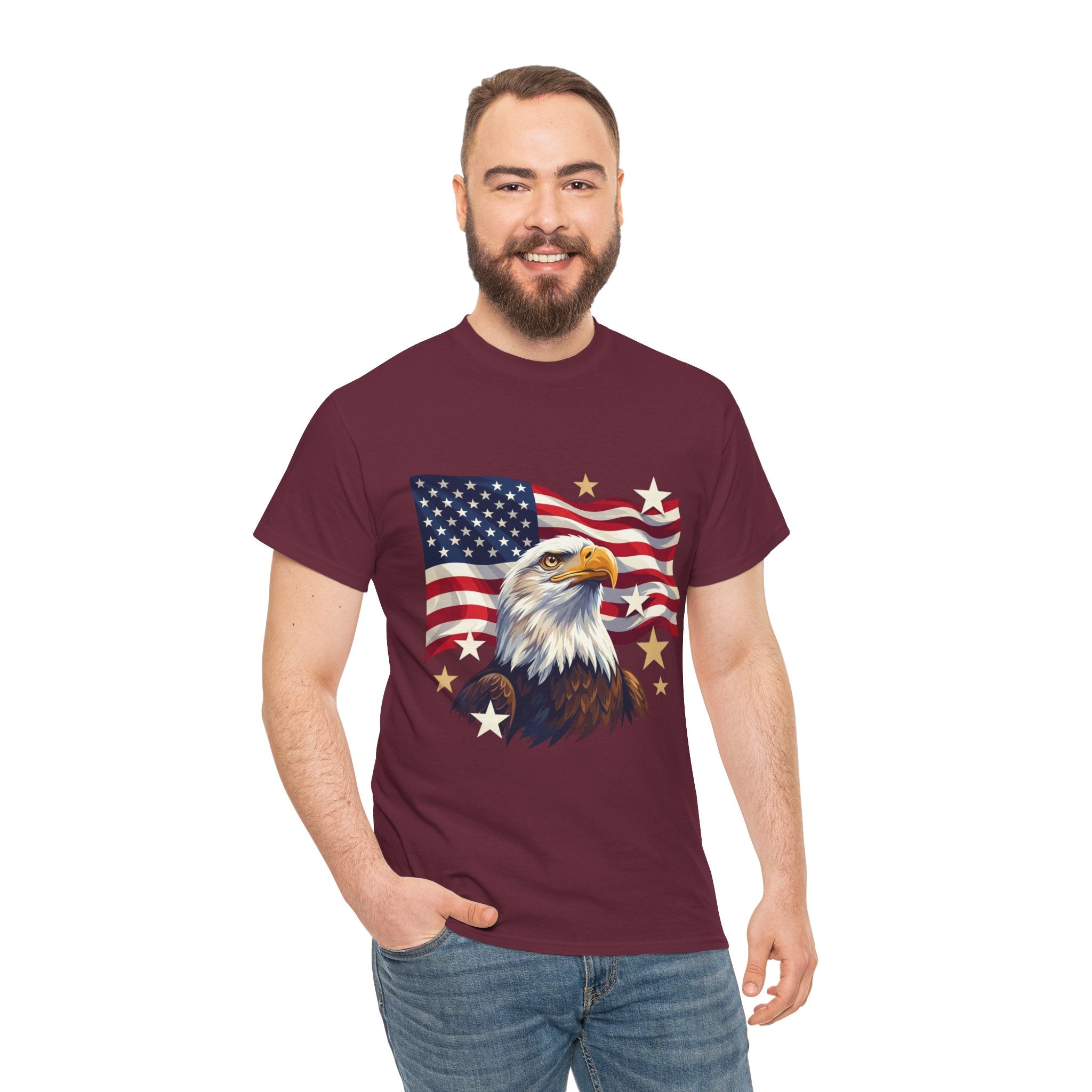 American 250 Unisex Heavy Cotton Tee