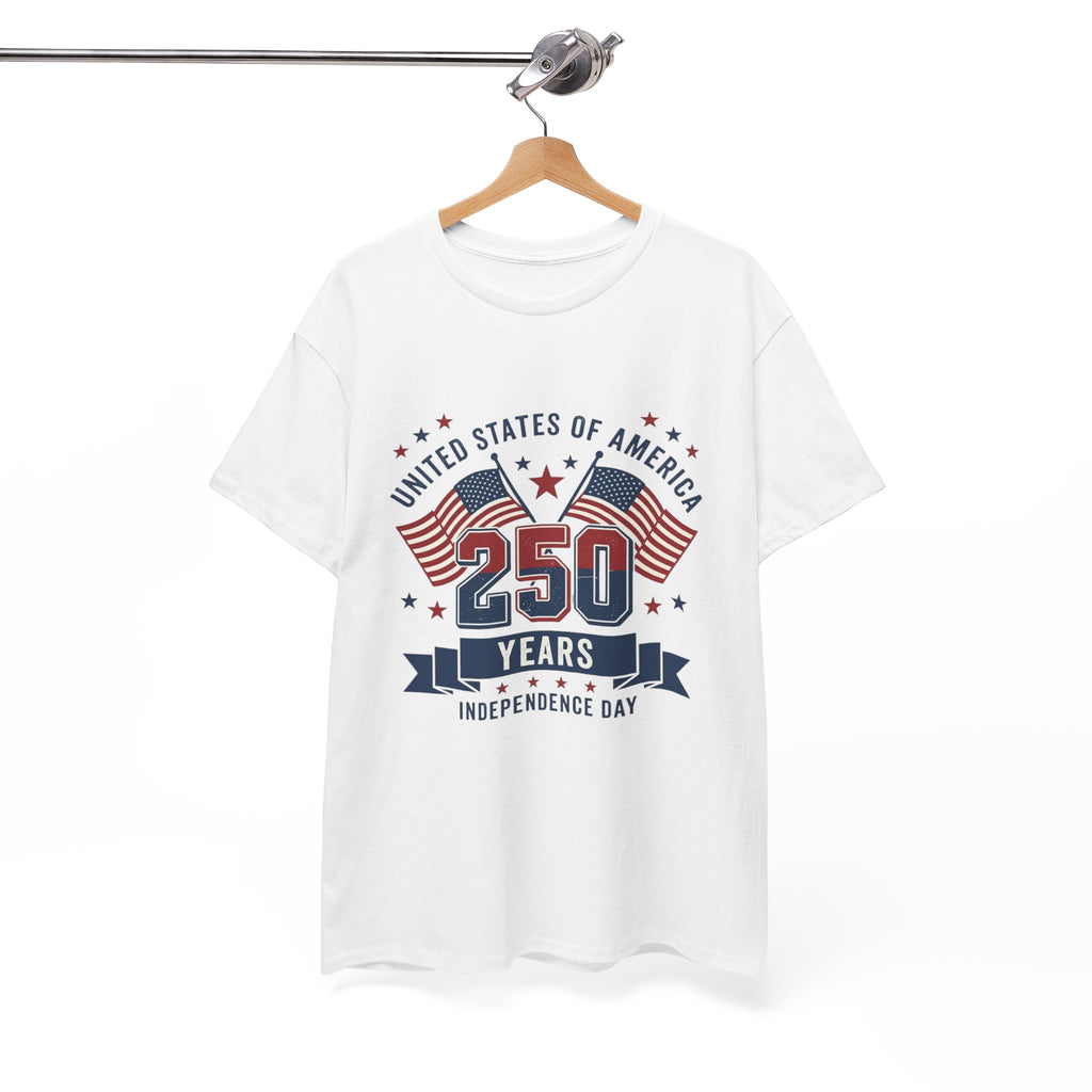 250 Years Independence Day T-Shirt — USA Flag Patriotic Tee