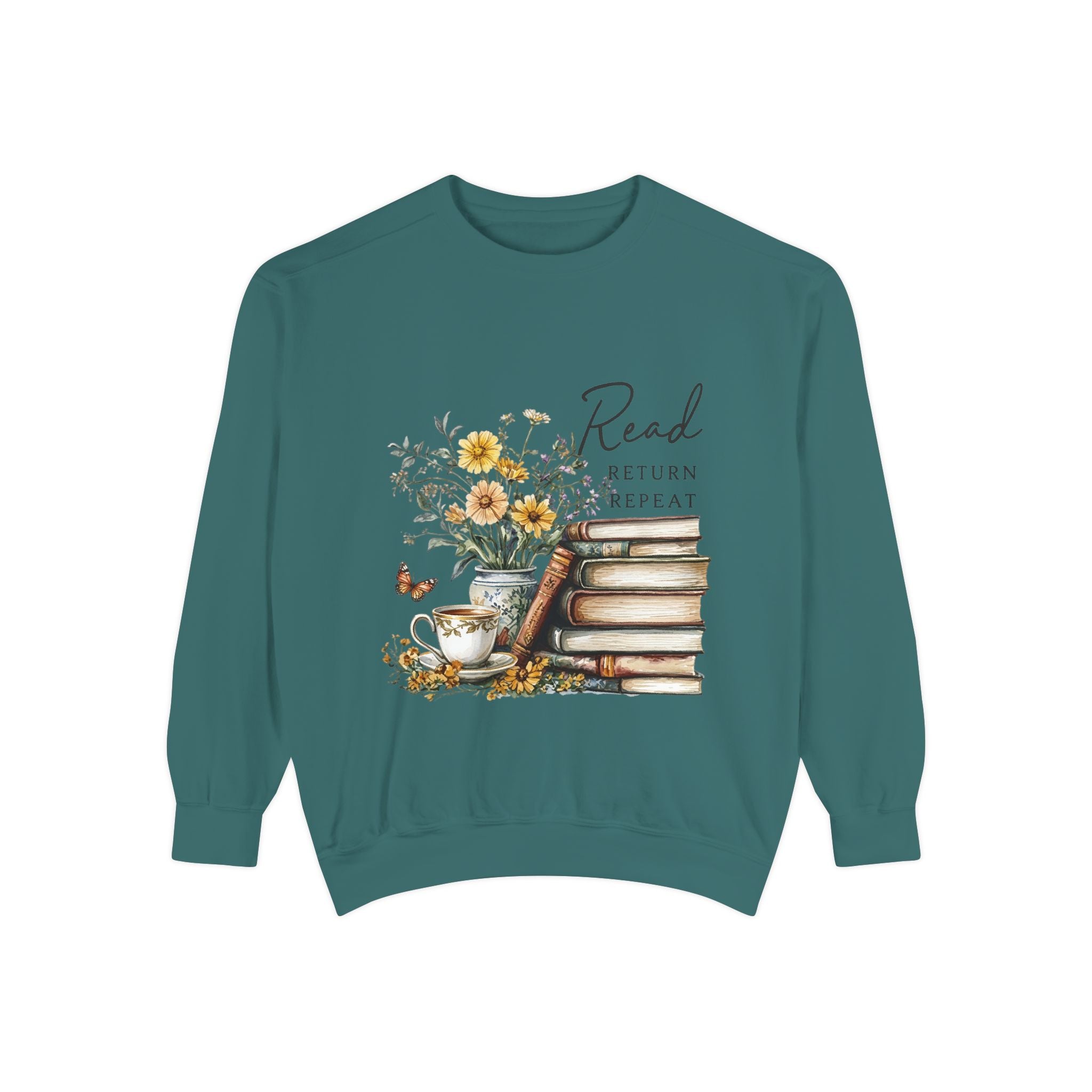 Book Lovers Garment-Dyed Sweatshirt