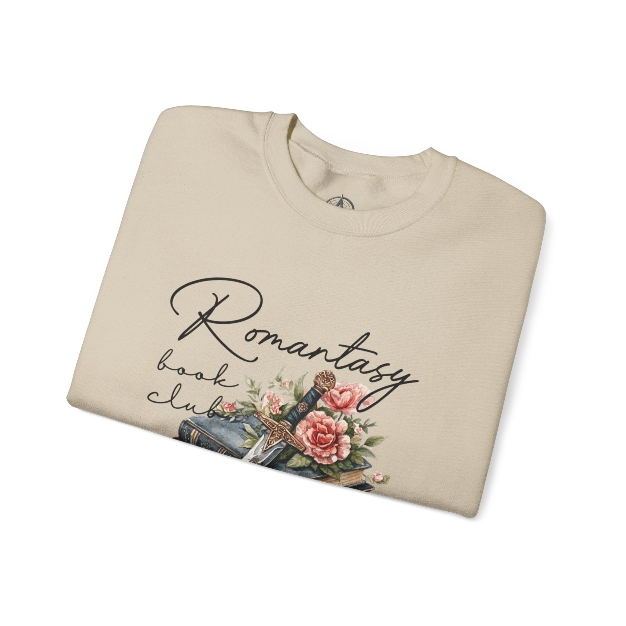 Romantasy Book Club Sweatshirt — Floral Books & Quill Crewneck