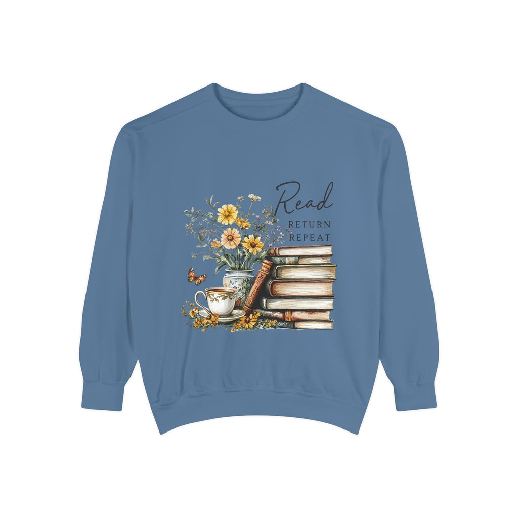 Book Lovers Garment-Dyed Sweatshirt