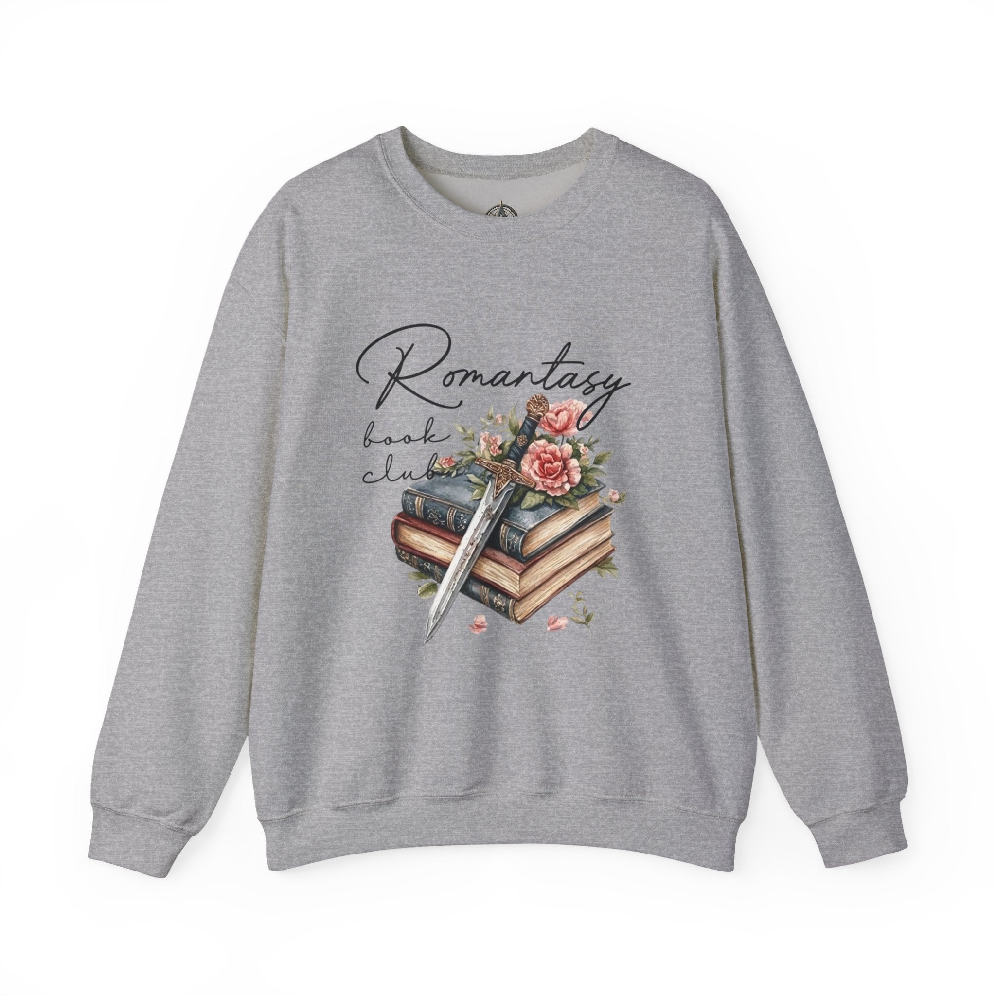Romantasy Book Club Sweatshirt — Floral Books & Quill Crewneck