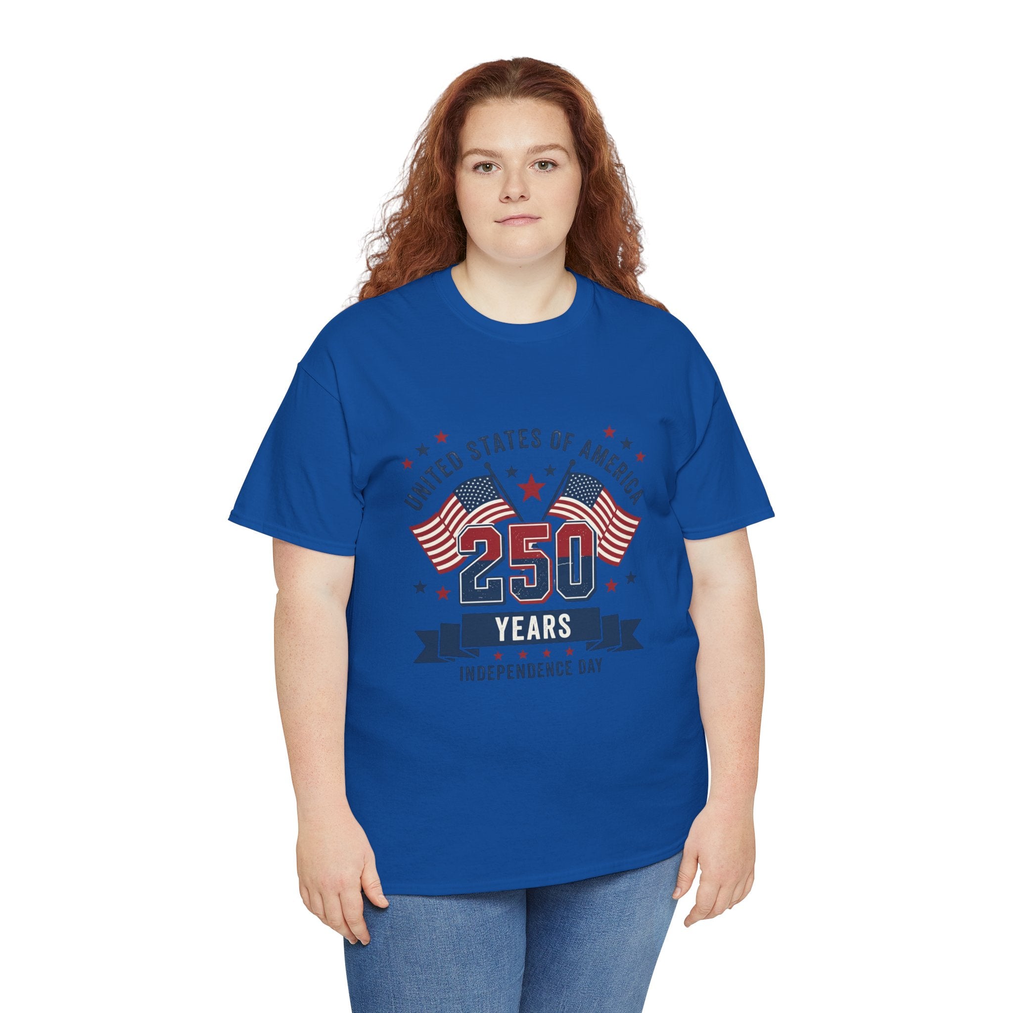 250 Years Independence Day T-Shirt — USA Flag Patriotic Tee
