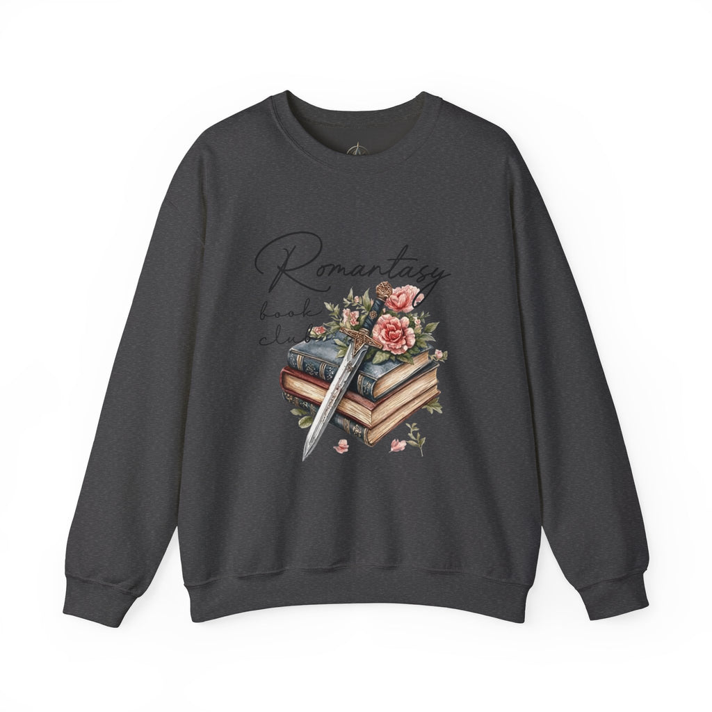 Romantasy Book Club Sweatshirt — Floral Books & Quill Crewneck