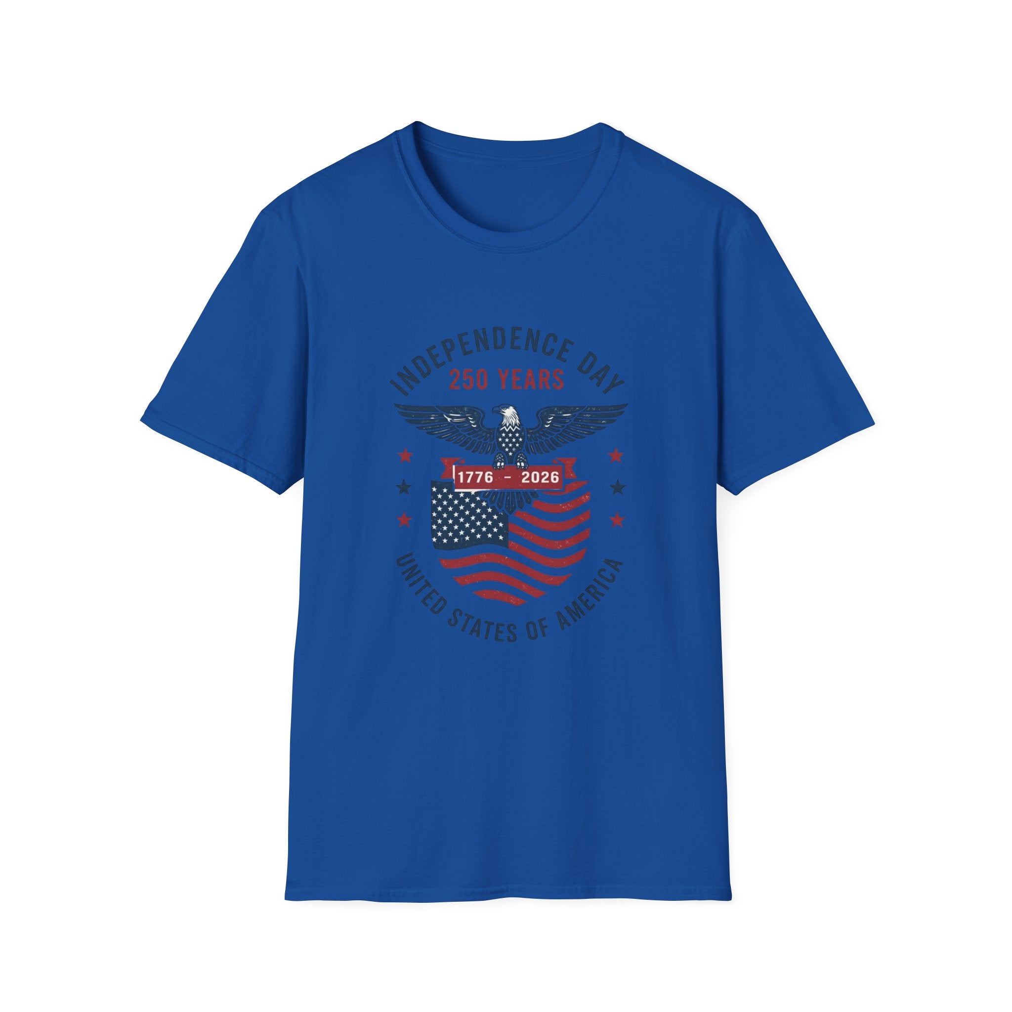 Independence Day 250 Years T-Shirt — 1776–2026 Eagle & Flag