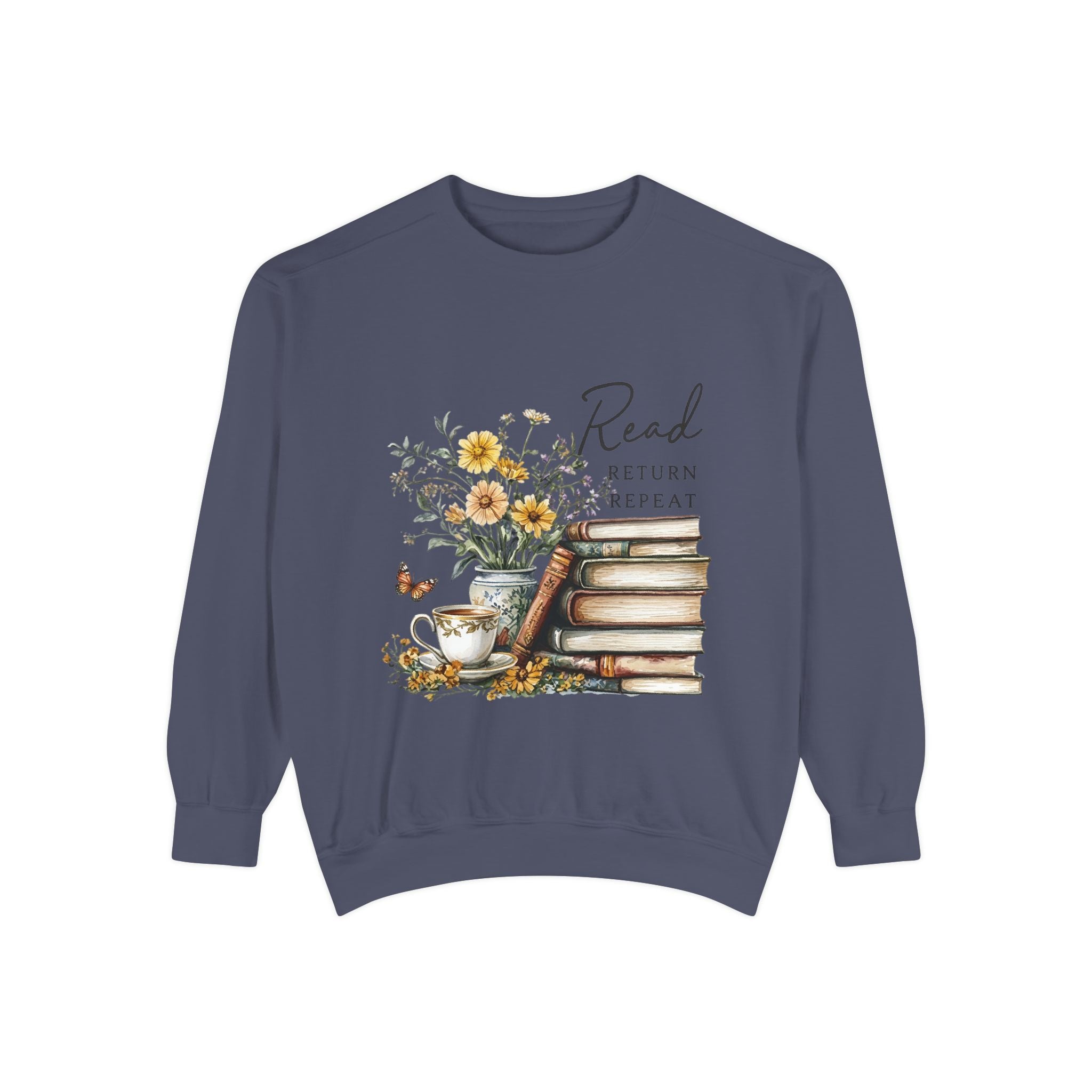 Book Lovers Garment-Dyed Sweatshirt