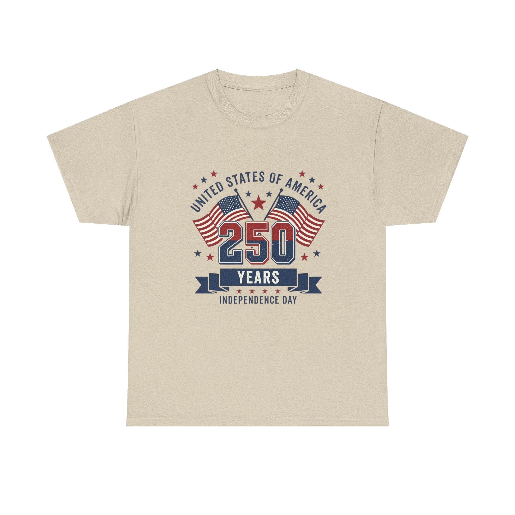 250 Years Independence Day T-Shirt — USA Flag Patriotic Tee
