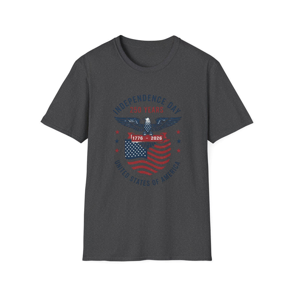 Independence Day 250 Years T-Shirt — 1776–2026 Eagle & Flag