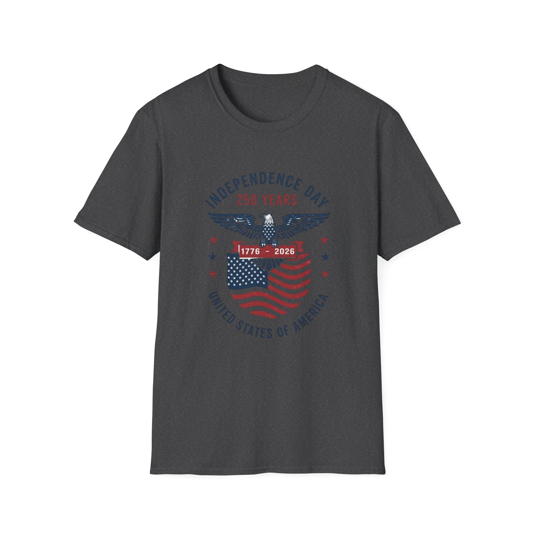 Independence Day 250 Years T-Shirt — 1776–2026 Eagle & Flag
