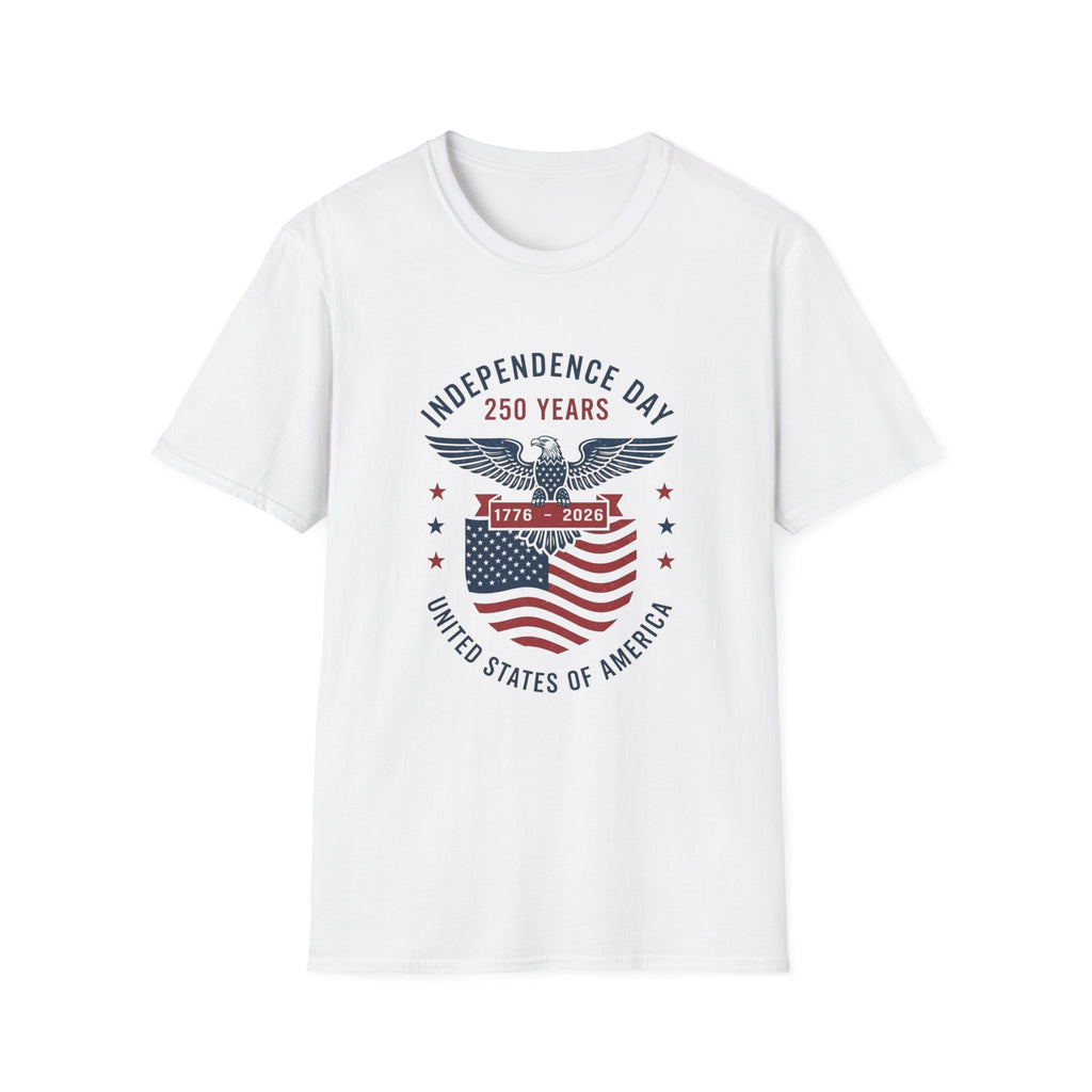 Independence Day 250 Years T-Shirt — 1776–2026 Eagle & Flag