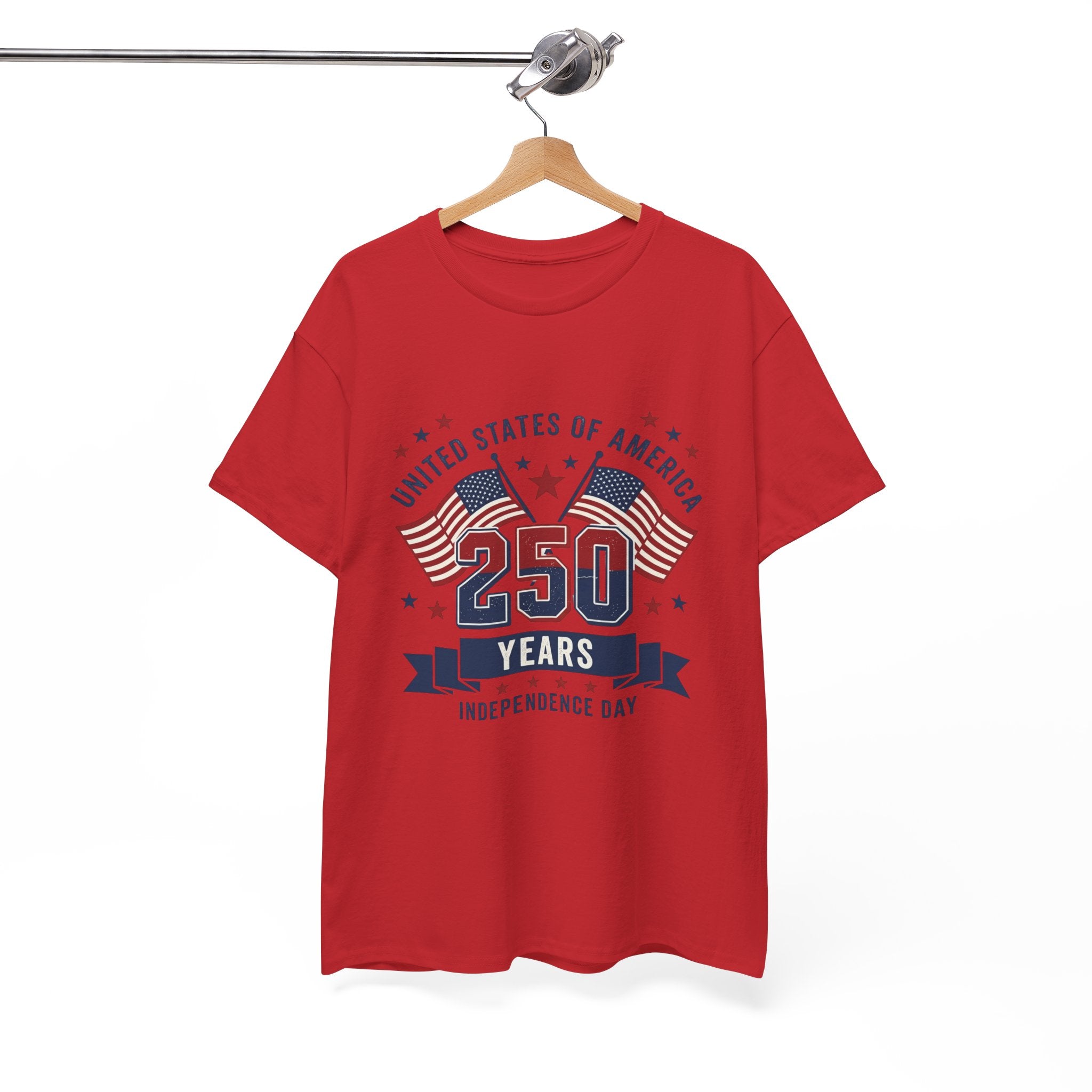 250 Years Independence Day T-Shirt — USA Flag Patriotic Tee