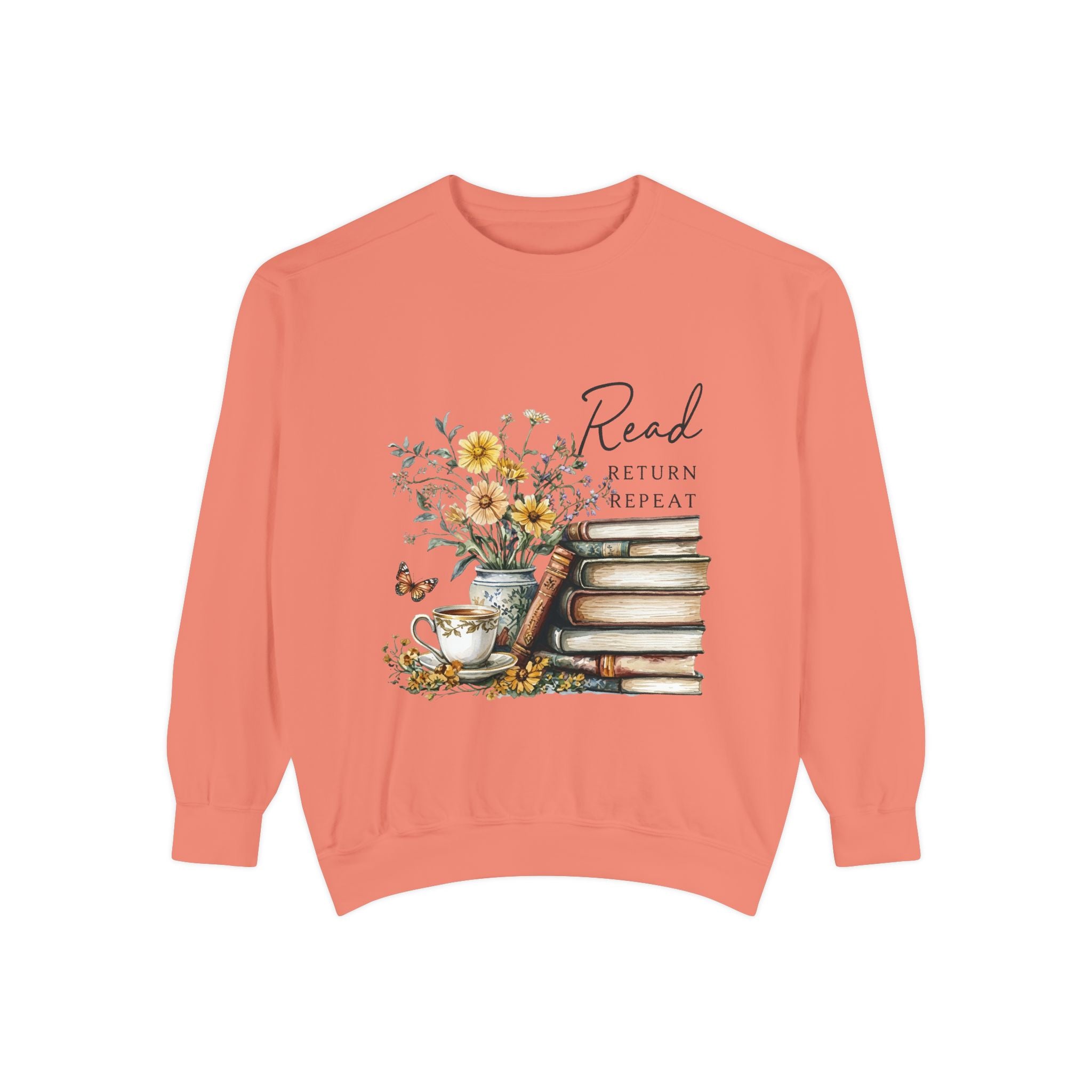 Book Lovers Garment-Dyed Sweatshirt