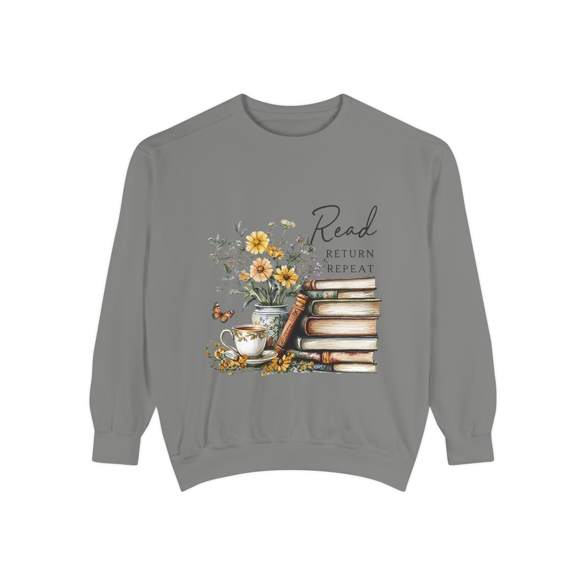 Book Lovers Garment-Dyed Sweatshirt