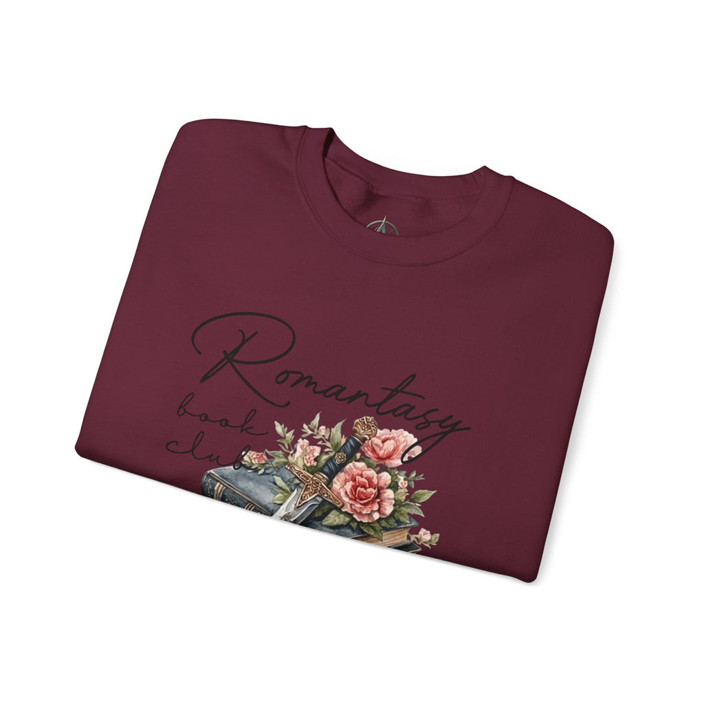 Romantasy Book Club Sweatshirt — Floral Books & Quill Crewneck