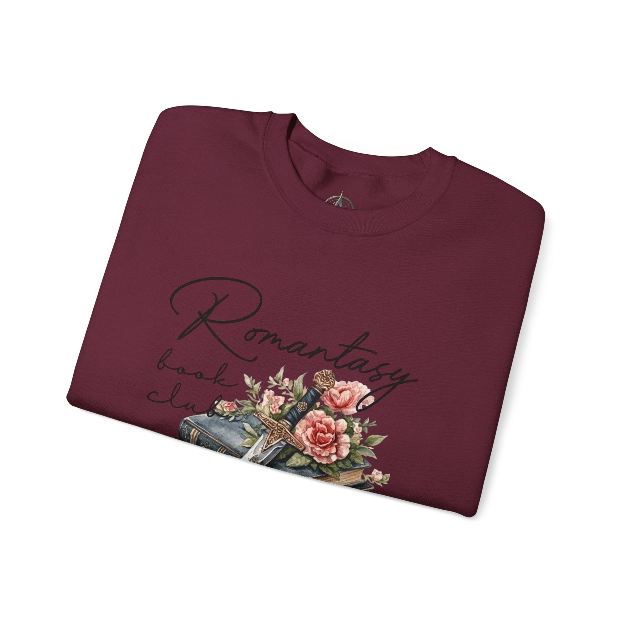 Romantasy Book Club Sweatshirt — Floral Books & Quill Crewneck