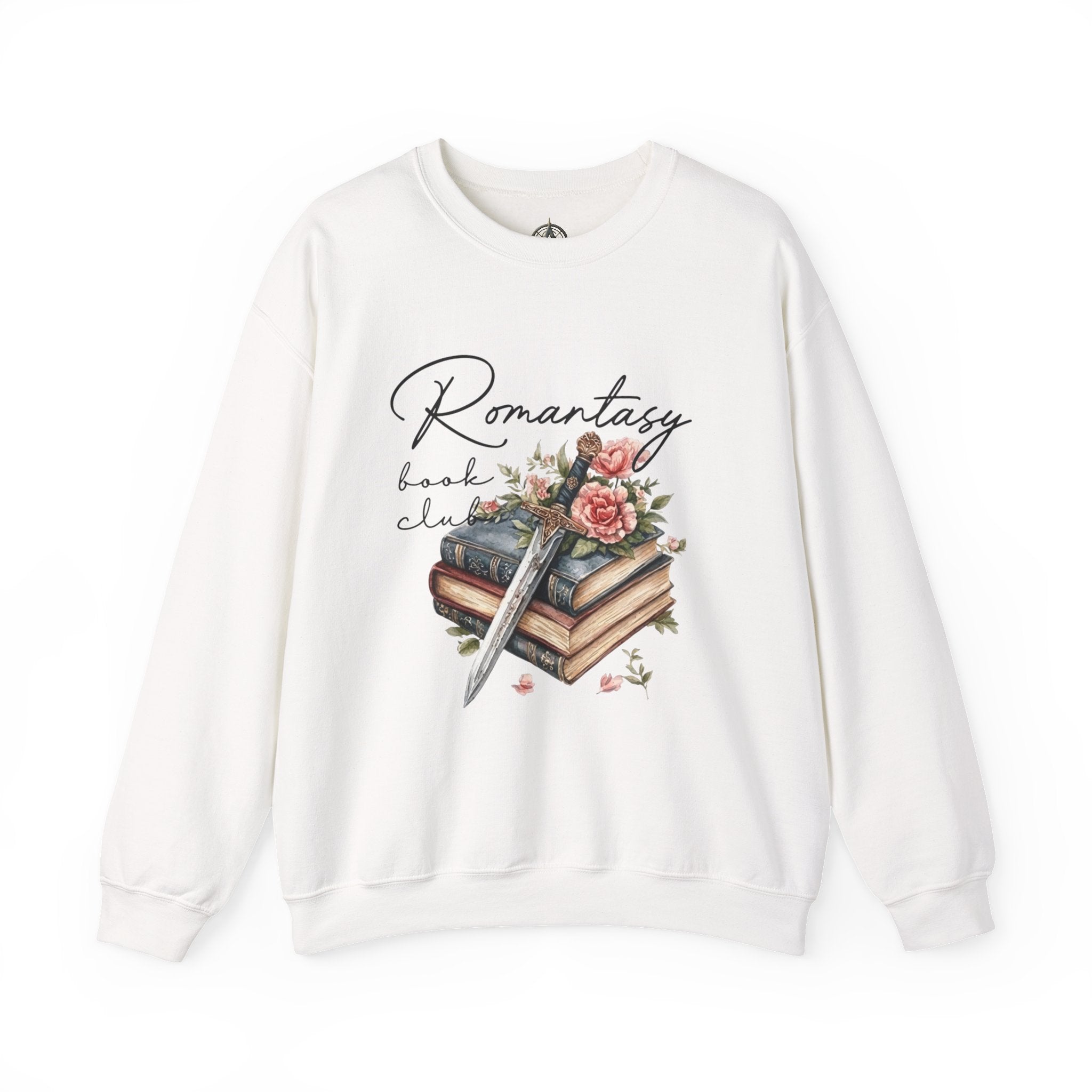 Romantasy Book Club Sweatshirt — Floral Books & Quill Crewneck