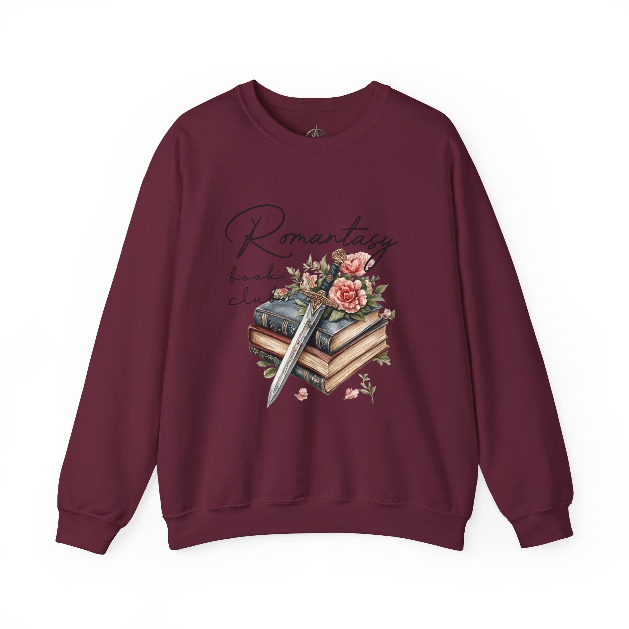 Romantasy Book Club Sweatshirt — Floral Books & Quill Crewneck