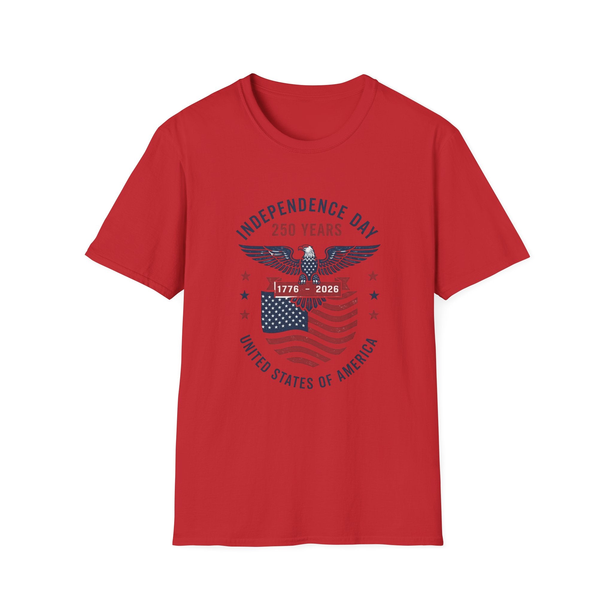 Independence Day 250 Years T-Shirt — 1776–2026 Eagle & Flag