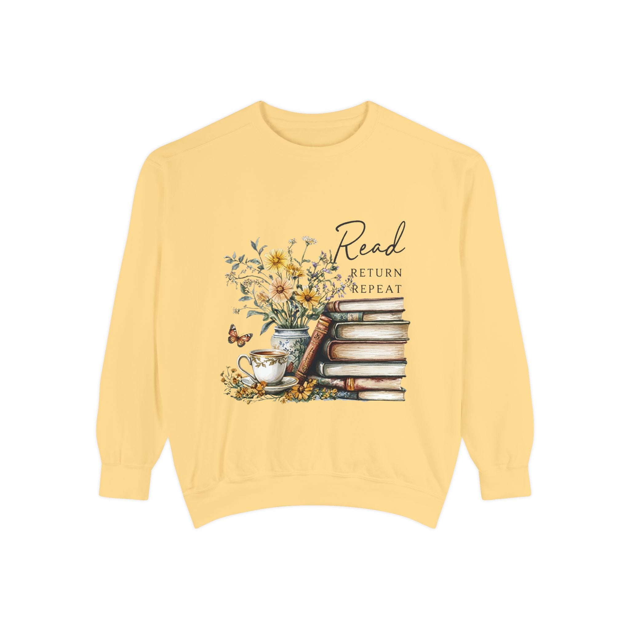 Book Lovers Garment-Dyed Sweatshirt
