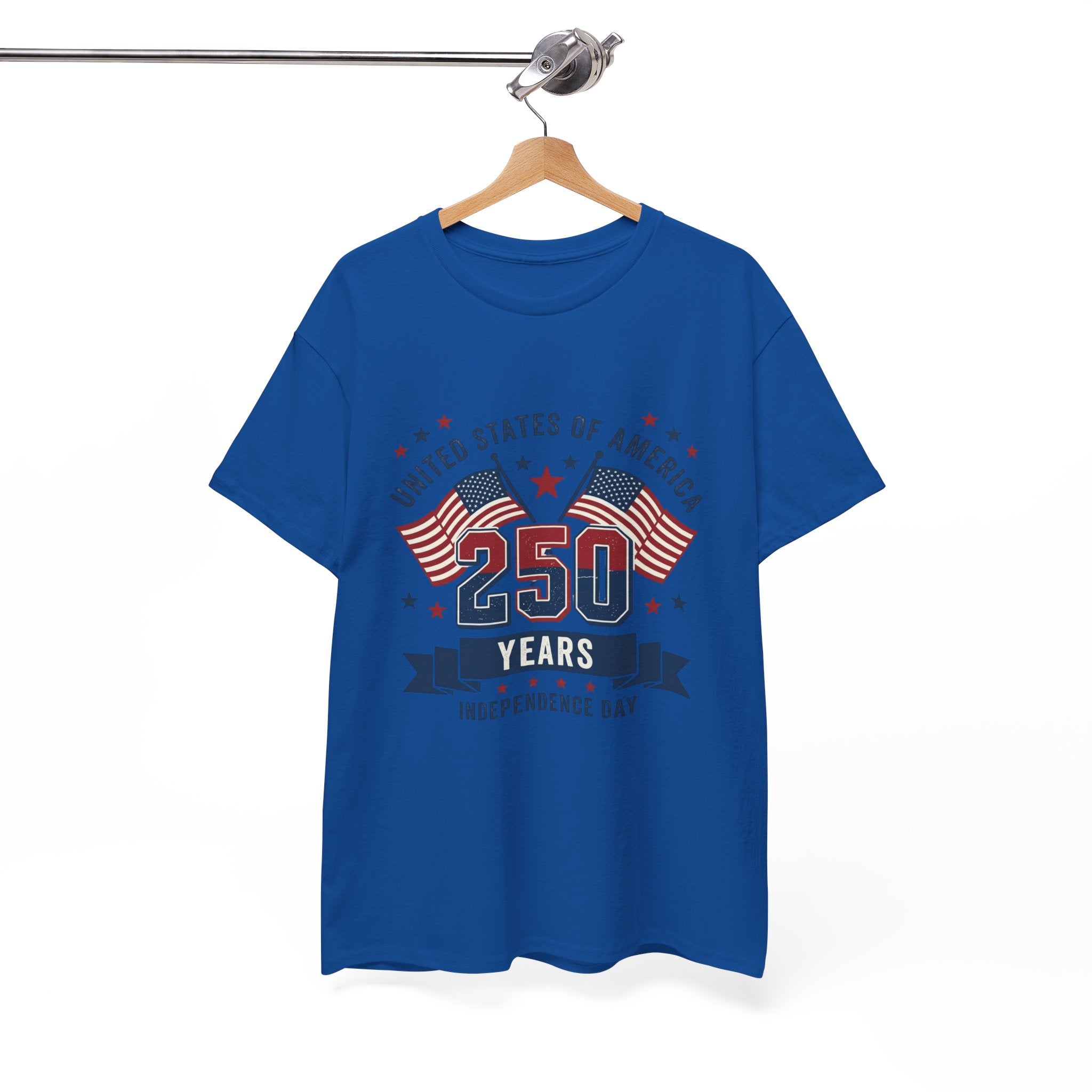 250 Years Independence Day T-Shirt — USA Flag Patriotic Tee