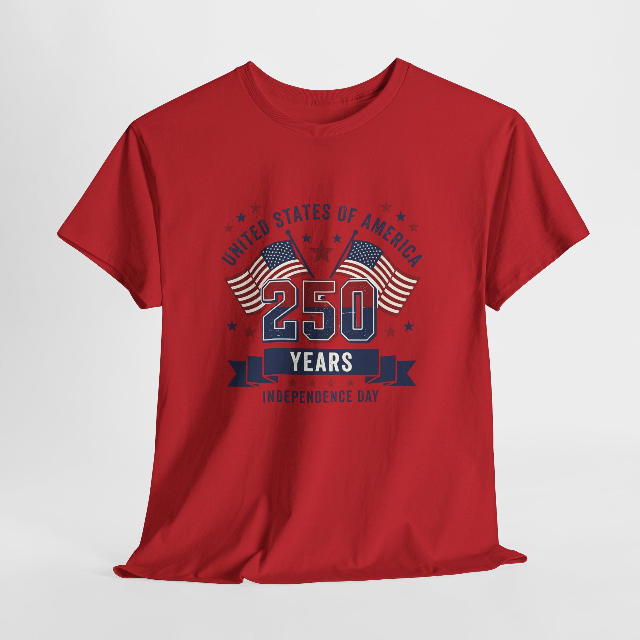 250 Years Independence Day T-Shirt — USA Flag Patriotic Tee