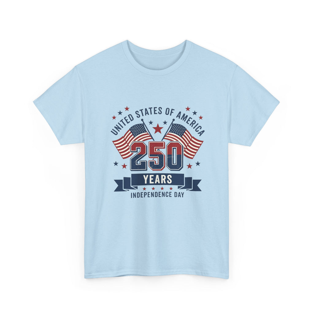 250 Years Independence Day T-Shirt — USA Flag Patriotic Tee
