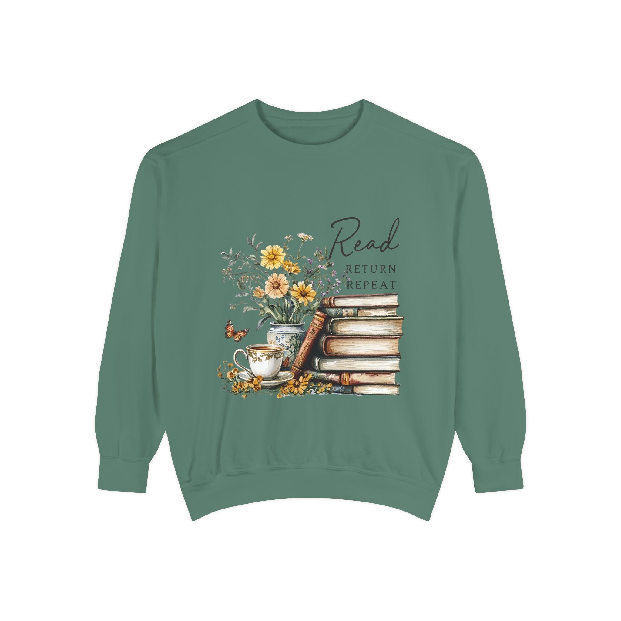 Book Lovers Garment-Dyed Sweatshirt