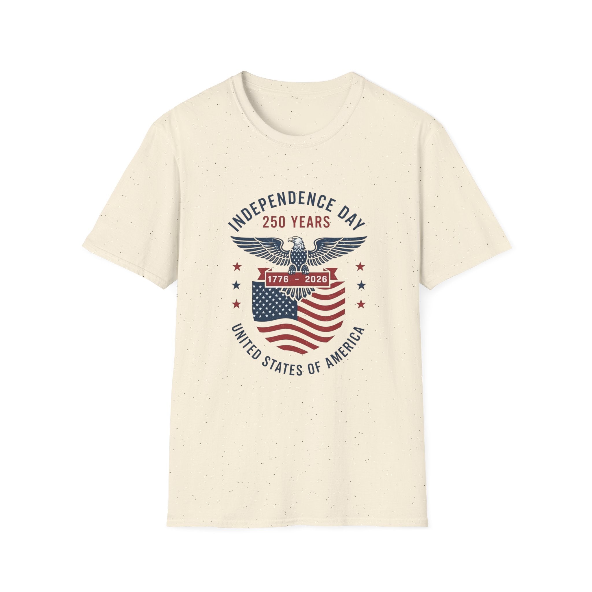 Independence Day 250 Years T-Shirt — 1776–2026 Eagle & Flag