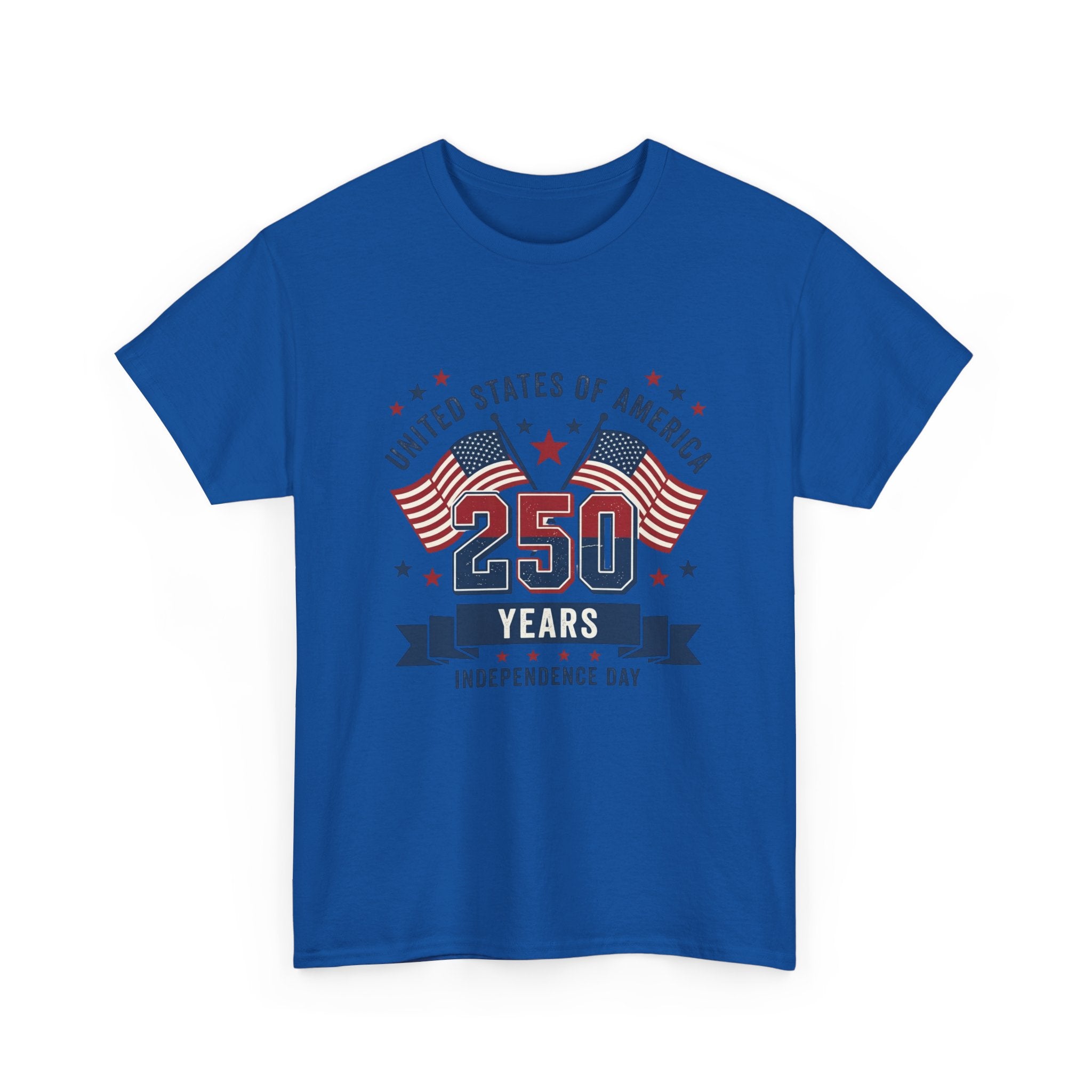 250 Years Independence Day T-Shirt — USA Flag Patriotic Tee