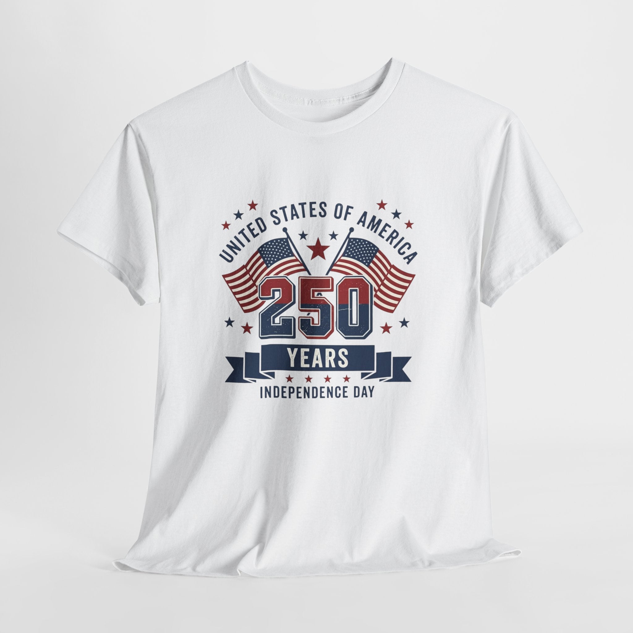250 Years Independence Day T-Shirt — USA Flag Patriotic Tee