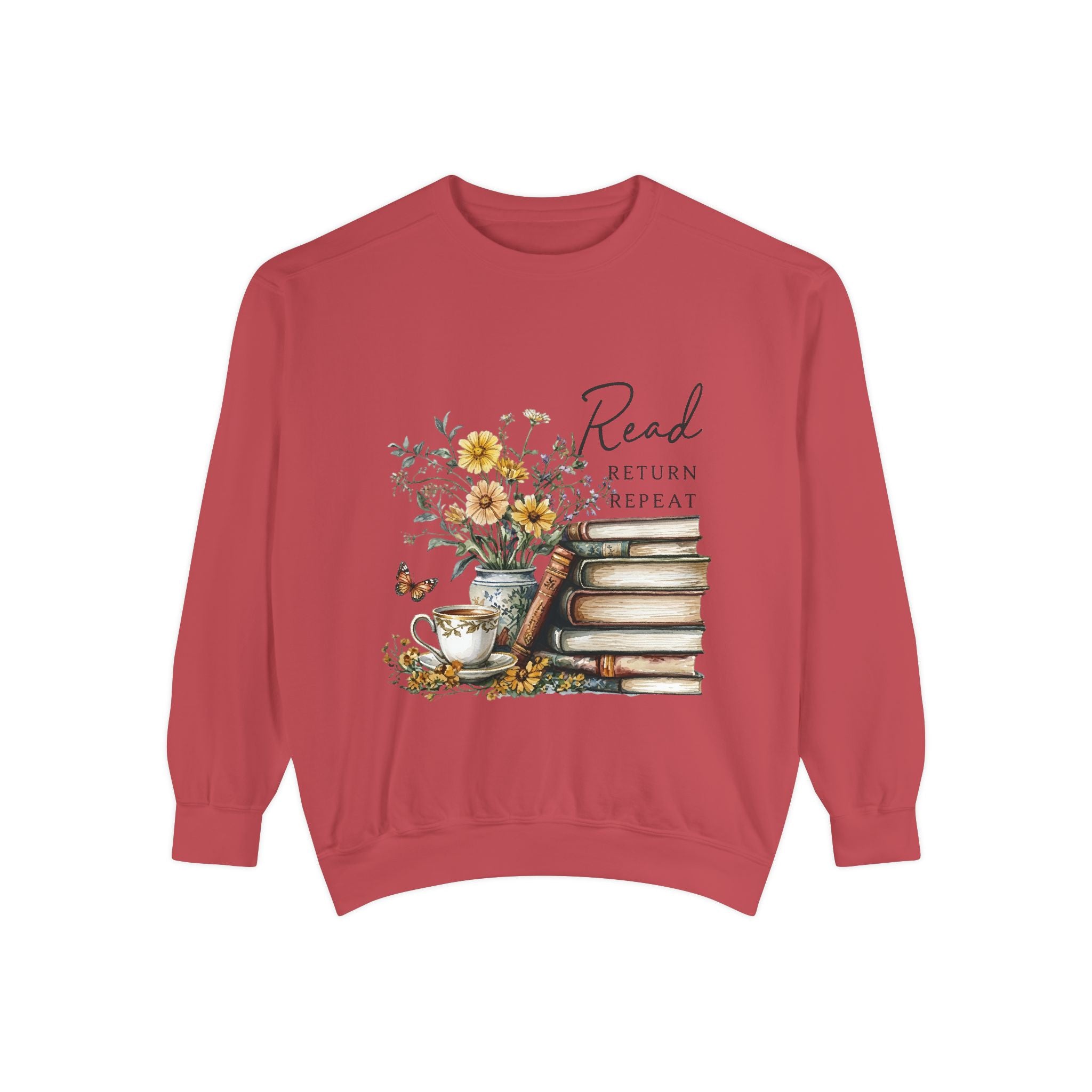 Book Lovers Garment-Dyed Sweatshirt
