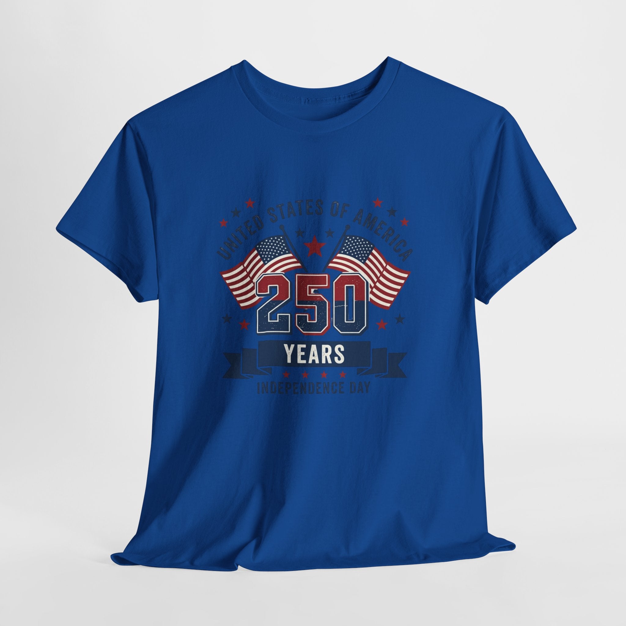 250 Years Independence Day T-Shirt — USA Flag Patriotic Tee