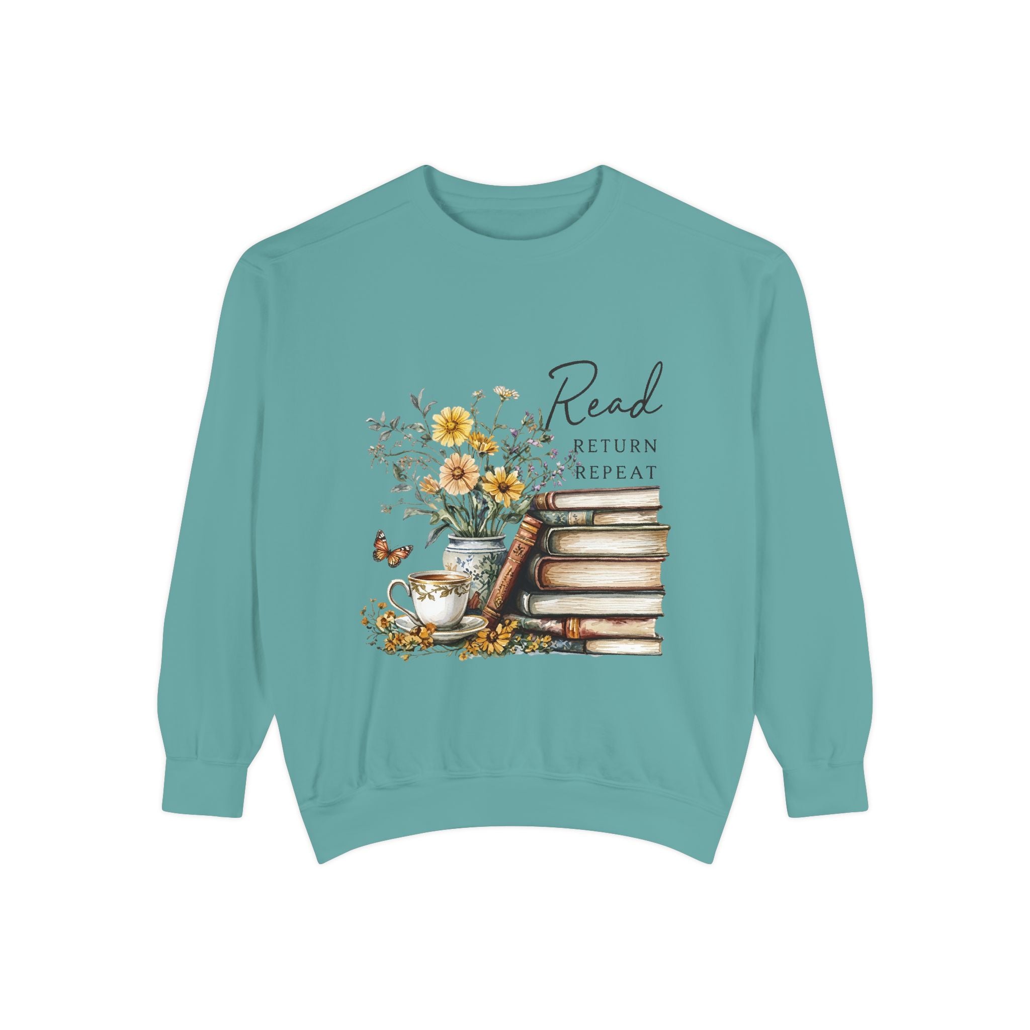 Book Lovers Garment-Dyed Sweatshirt