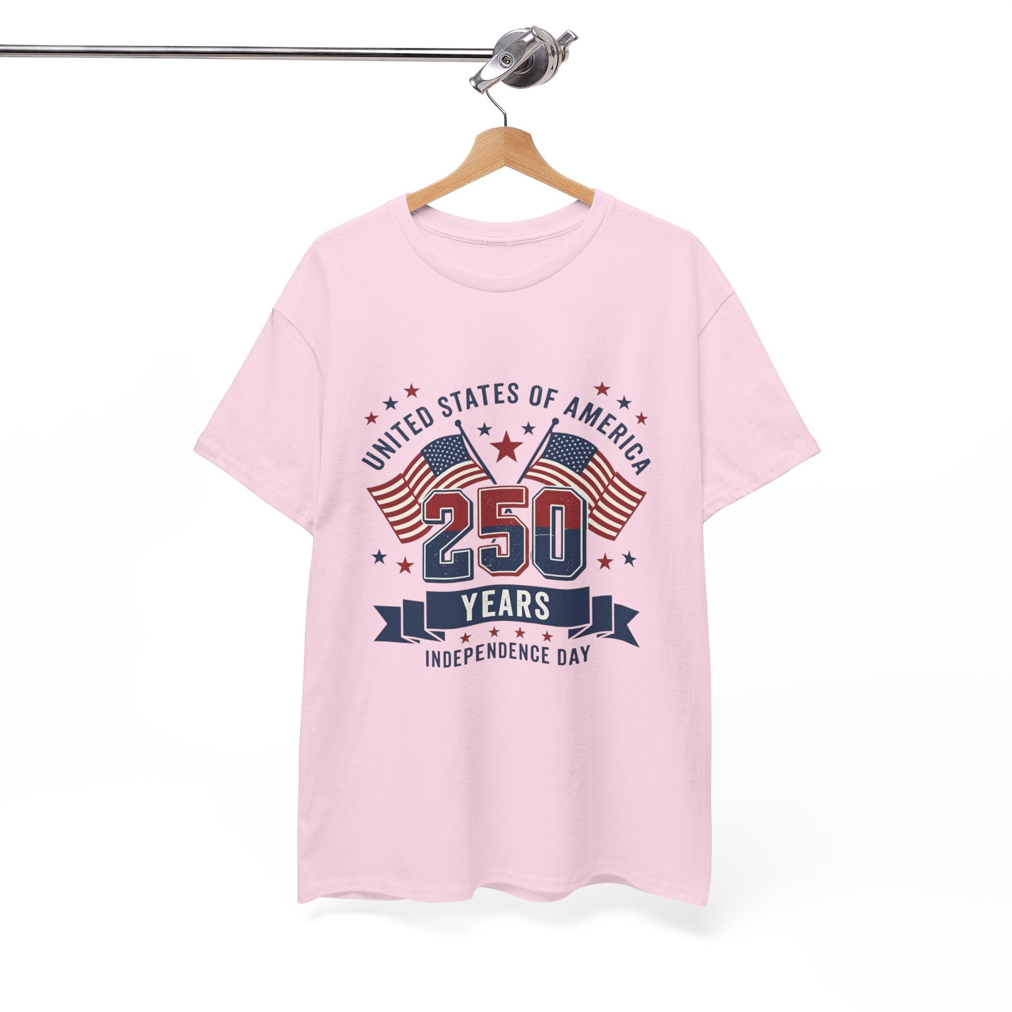 250 Years Independence Day T-Shirt — USA Flag Patriotic Tee