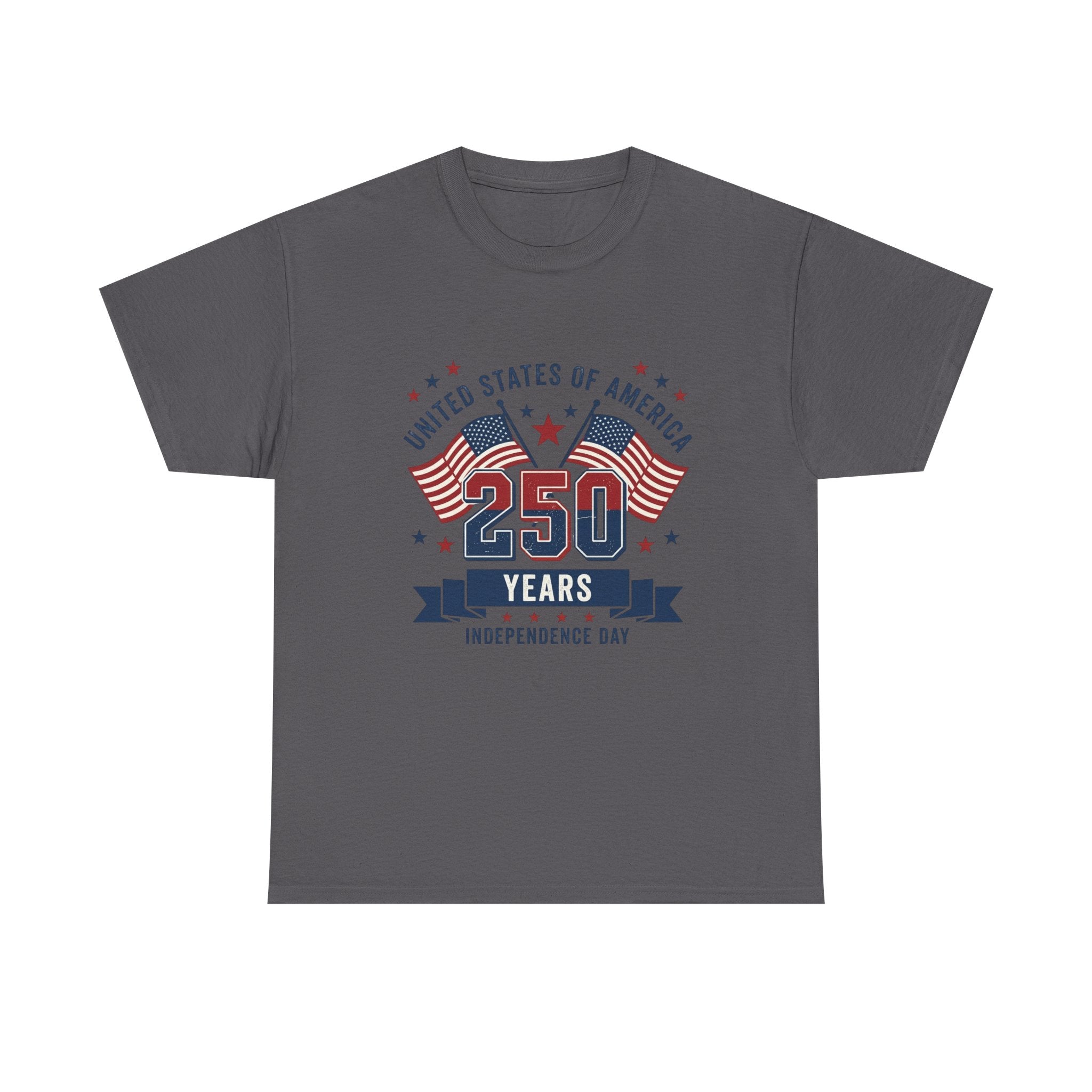 250 Years Independence Day T-Shirt — USA Flag Patriotic Tee