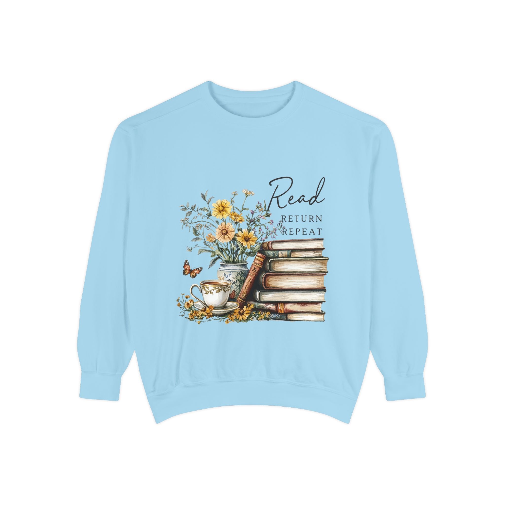 Book Lovers Garment-Dyed Sweatshirt