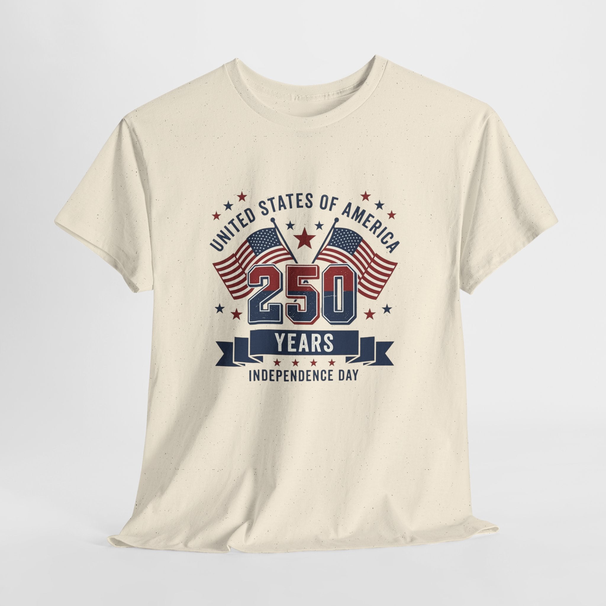 250 Years Independence Day T-Shirt — USA Flag Patriotic Tee