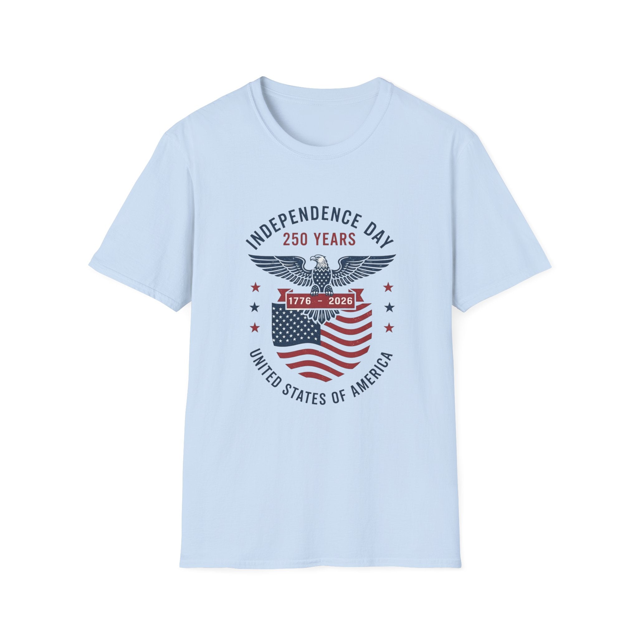 Independence Day 250 Years T-Shirt — 1776–2026 Eagle & Flag