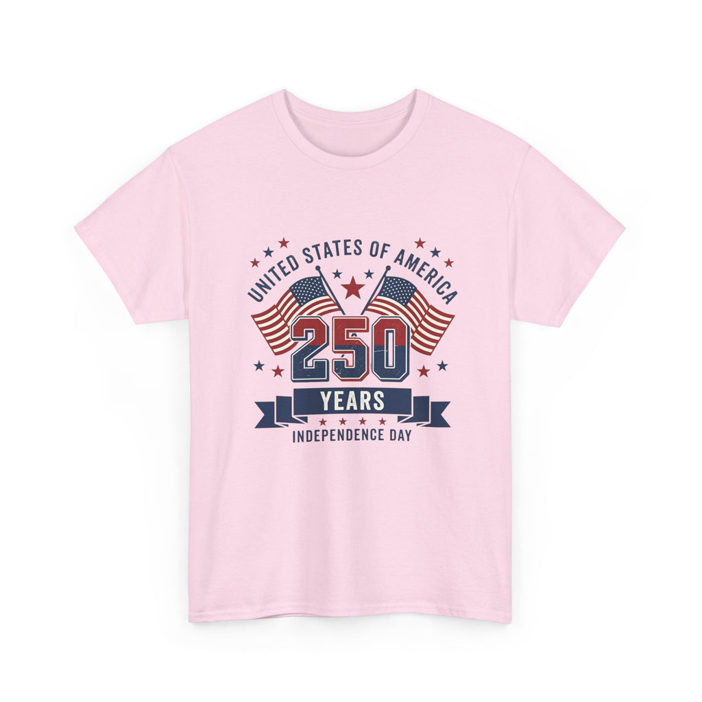 250 Years Independence Day T-Shirt — USA Flag Patriotic Tee